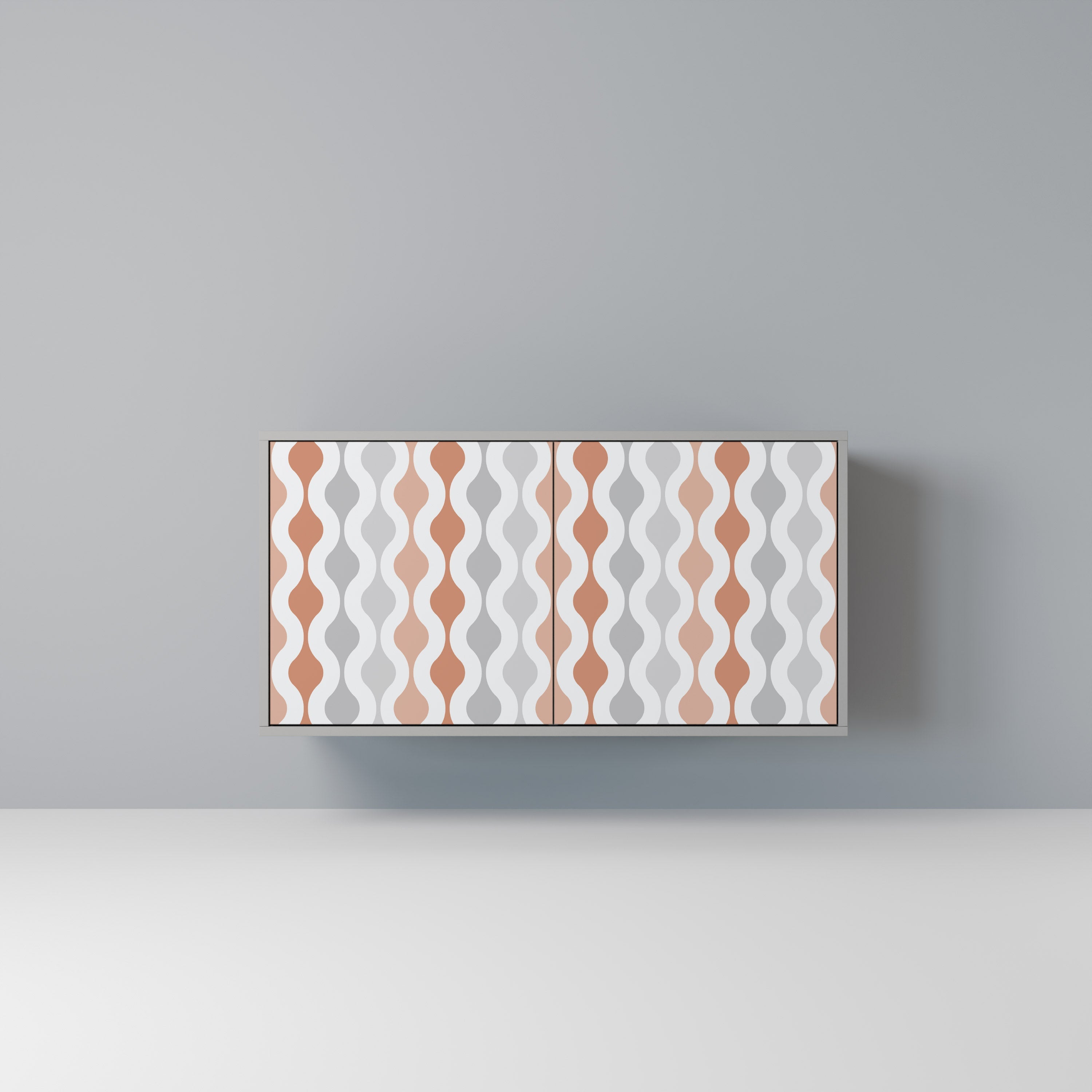 HAZY NOSTALGIA Sideboard mit 2 Türen in Grau