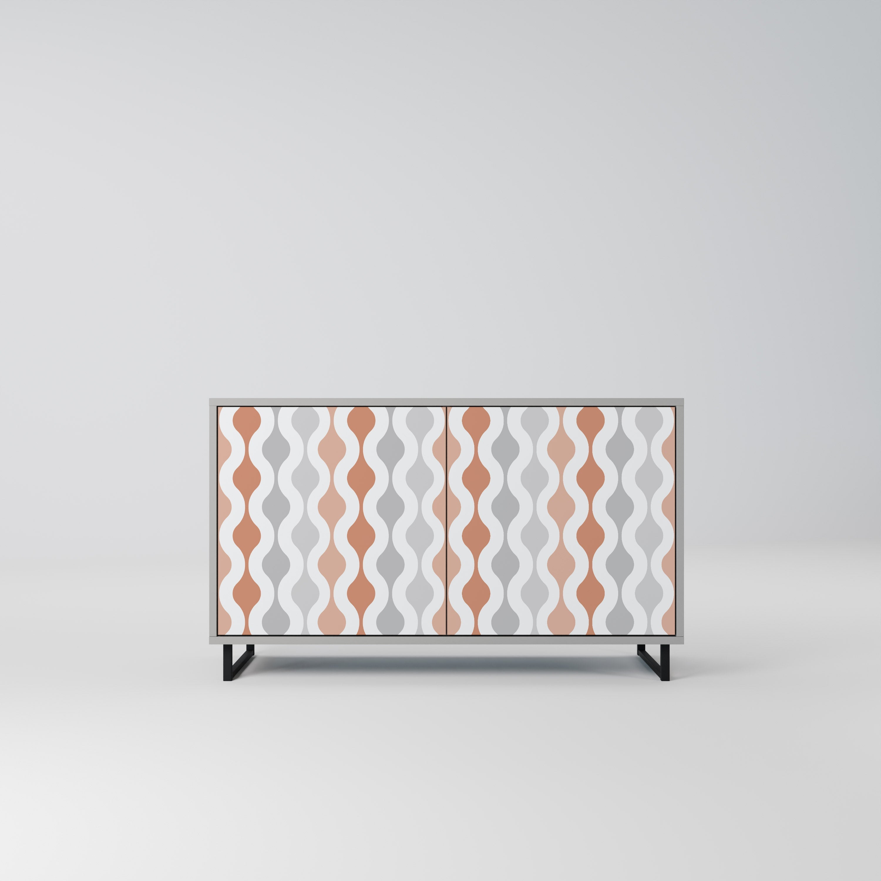 HAZY NOSTALGIA Sideboard mit 2 Türen in Grau