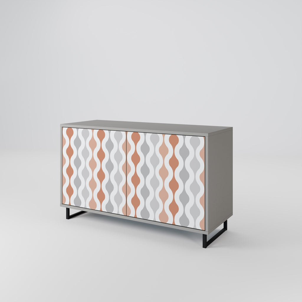 HAZY NOSTALGIA Sideboard mit 2 Türen in Grau