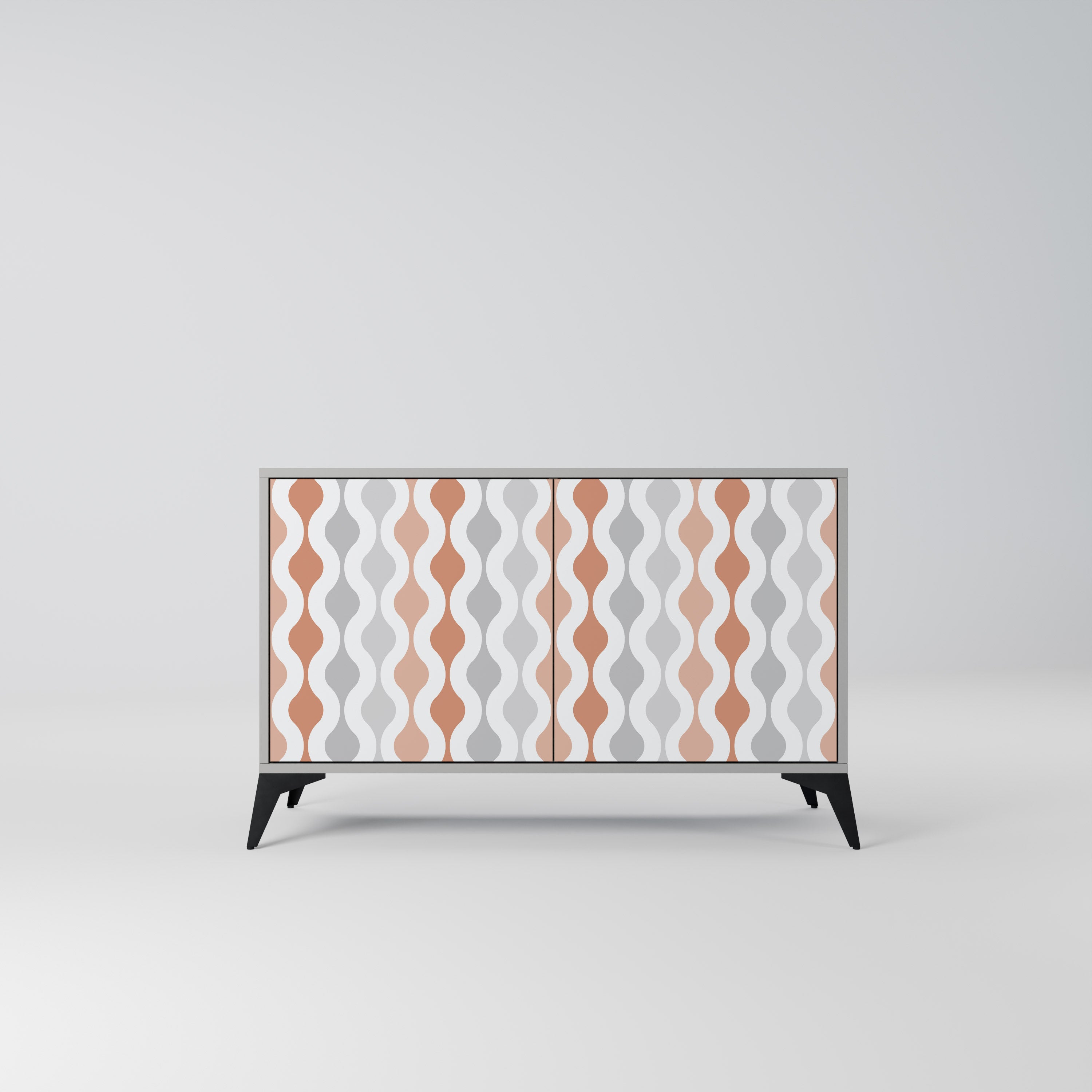 HAZY NOSTALGIA Sideboard mit 2 Türen in Grau