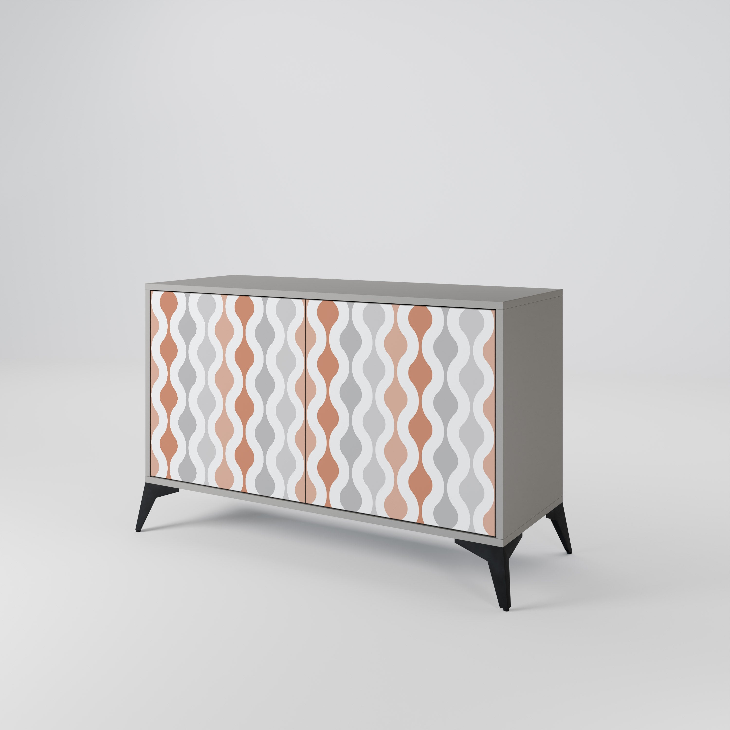 HAZY NOSTALGIA Sideboard mit 2 Türen in Grau