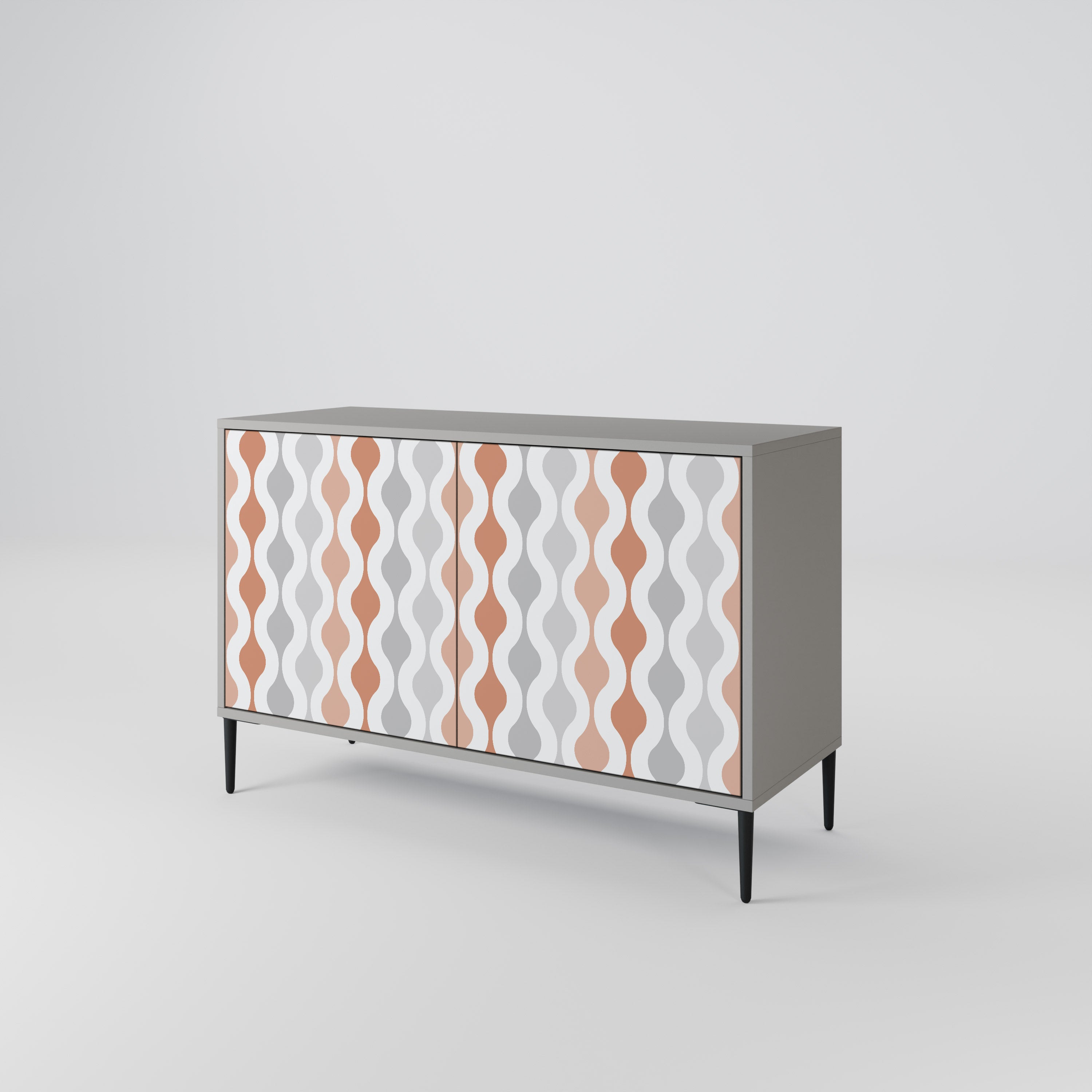HAZY NOSTALGIA Sideboard mit 2 Türen in Grau