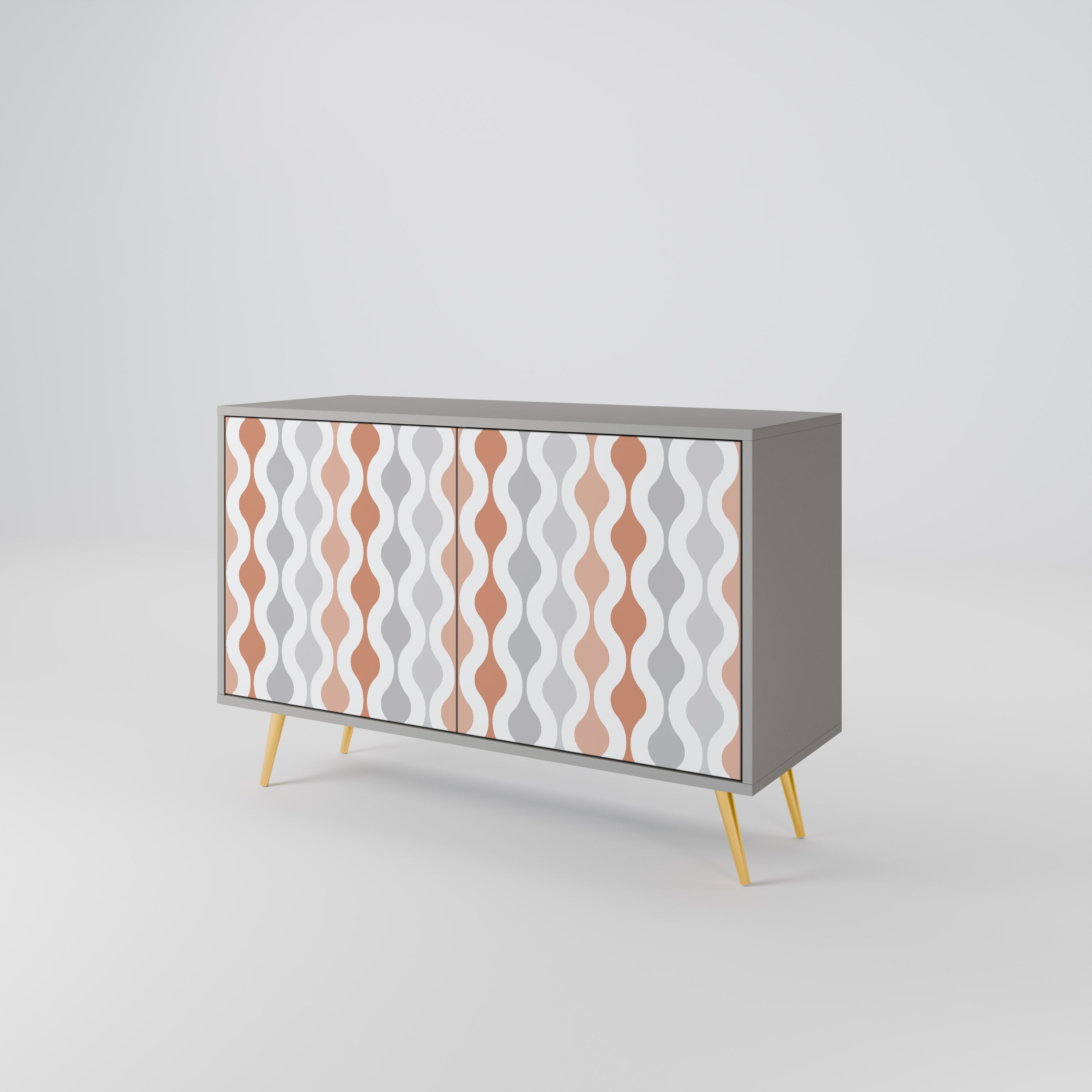 HAZY NOSTALGIA Sideboard mit 2 Türen in Grau