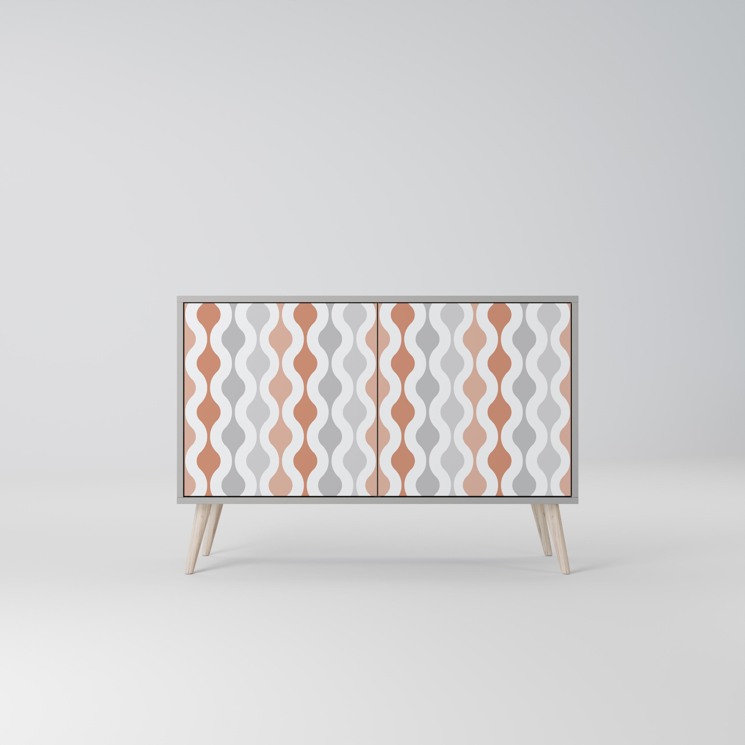 HAZY NOSTALGIA Sideboard mit 2 Türen in Grau