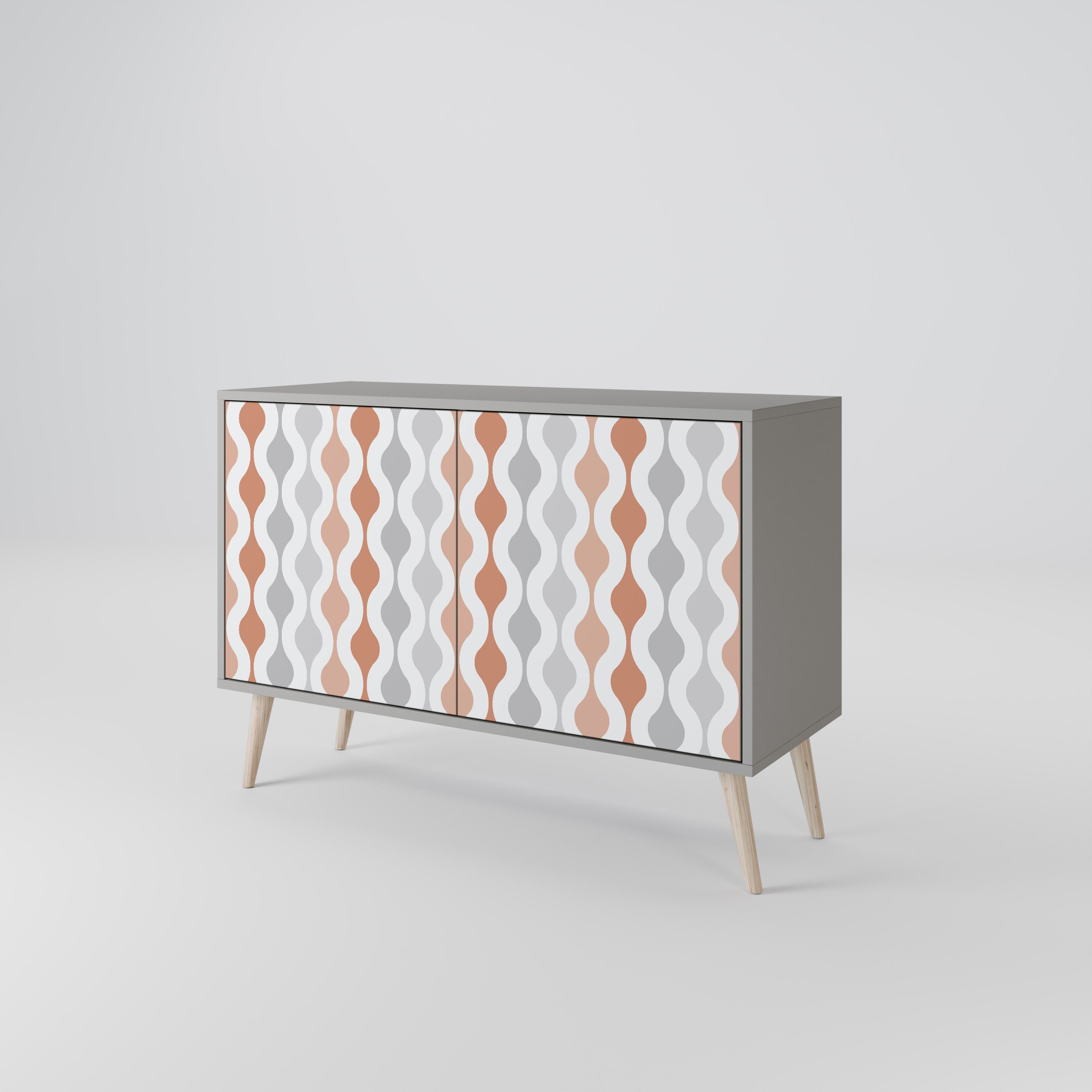 HAZY NOSTALGIA Sideboard mit 2 Türen in Grau