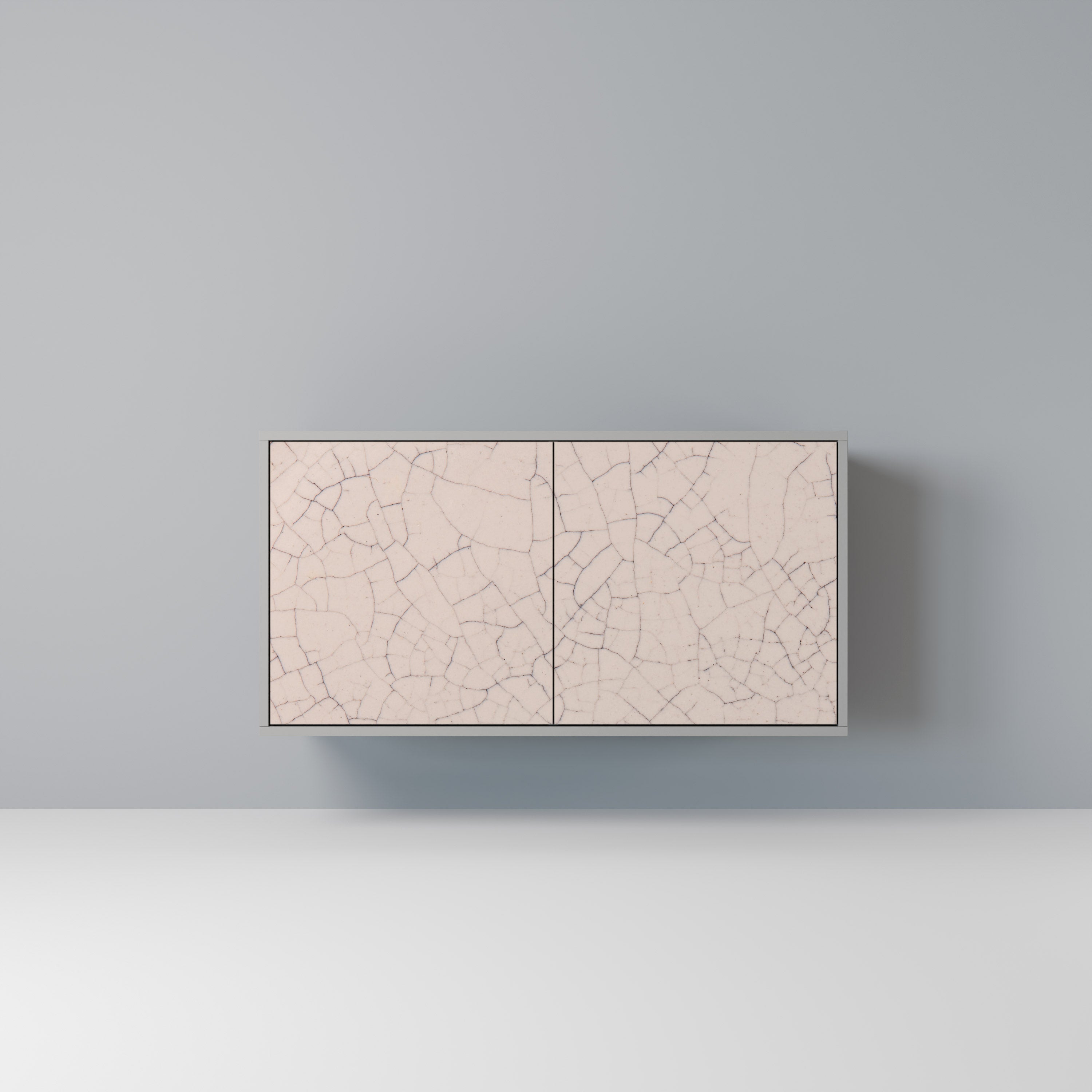 CERAMIC TEXTURE Sideboard mit 2 Türen in Grau