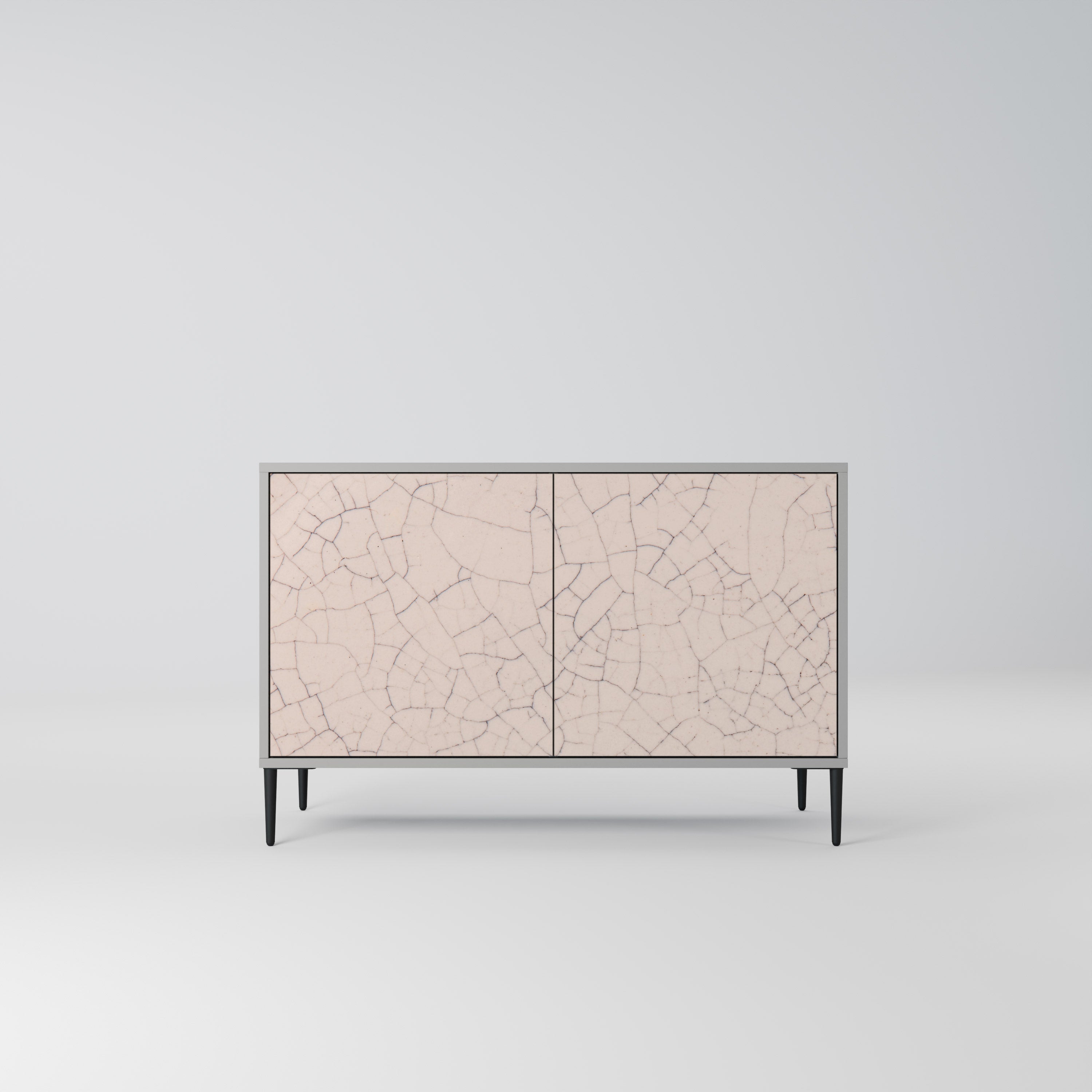 CERAMIC TEXTURE Sideboard mit 2 Türen in Grau
