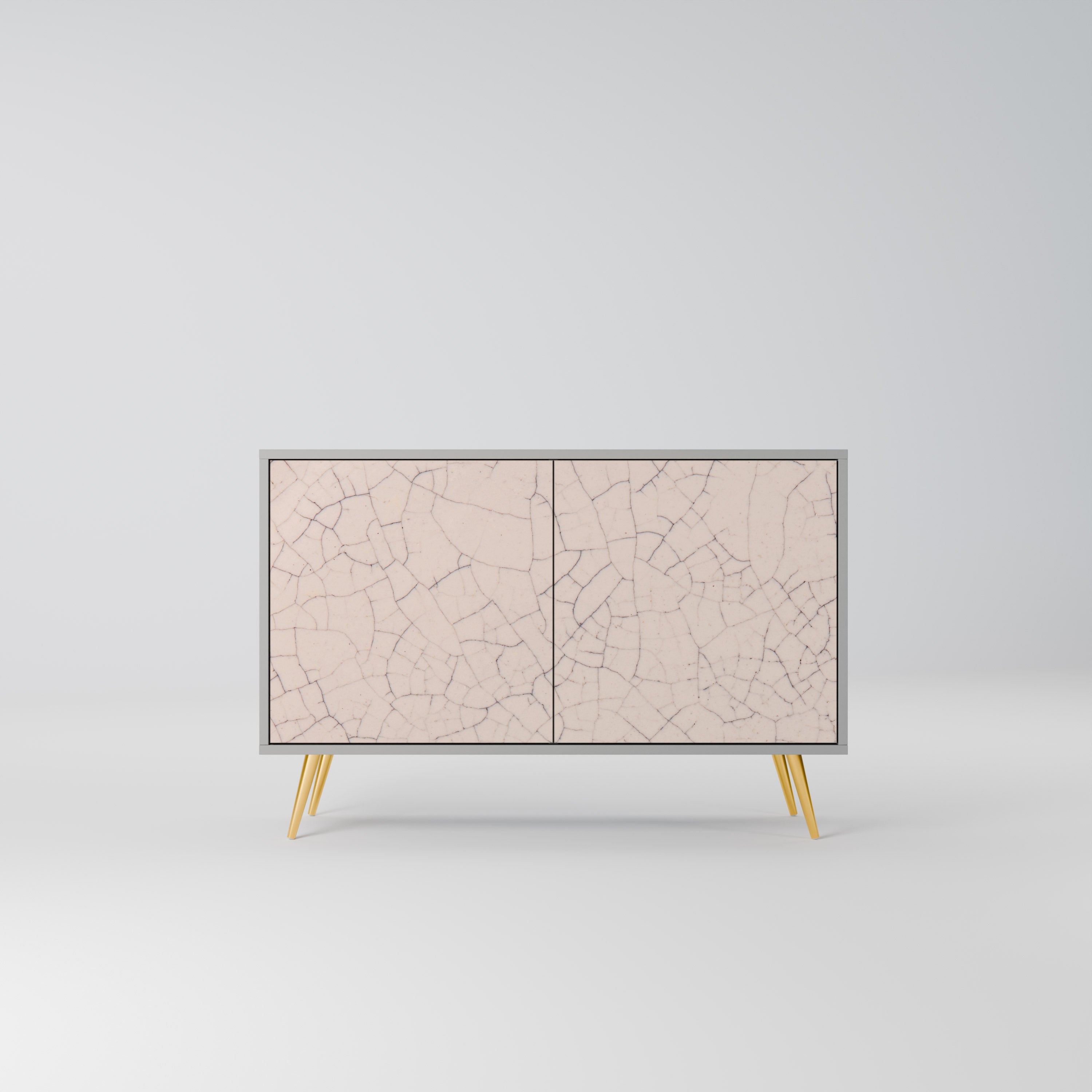 CERAMIC TEXTURE Sideboard mit 2 Türen in Grau