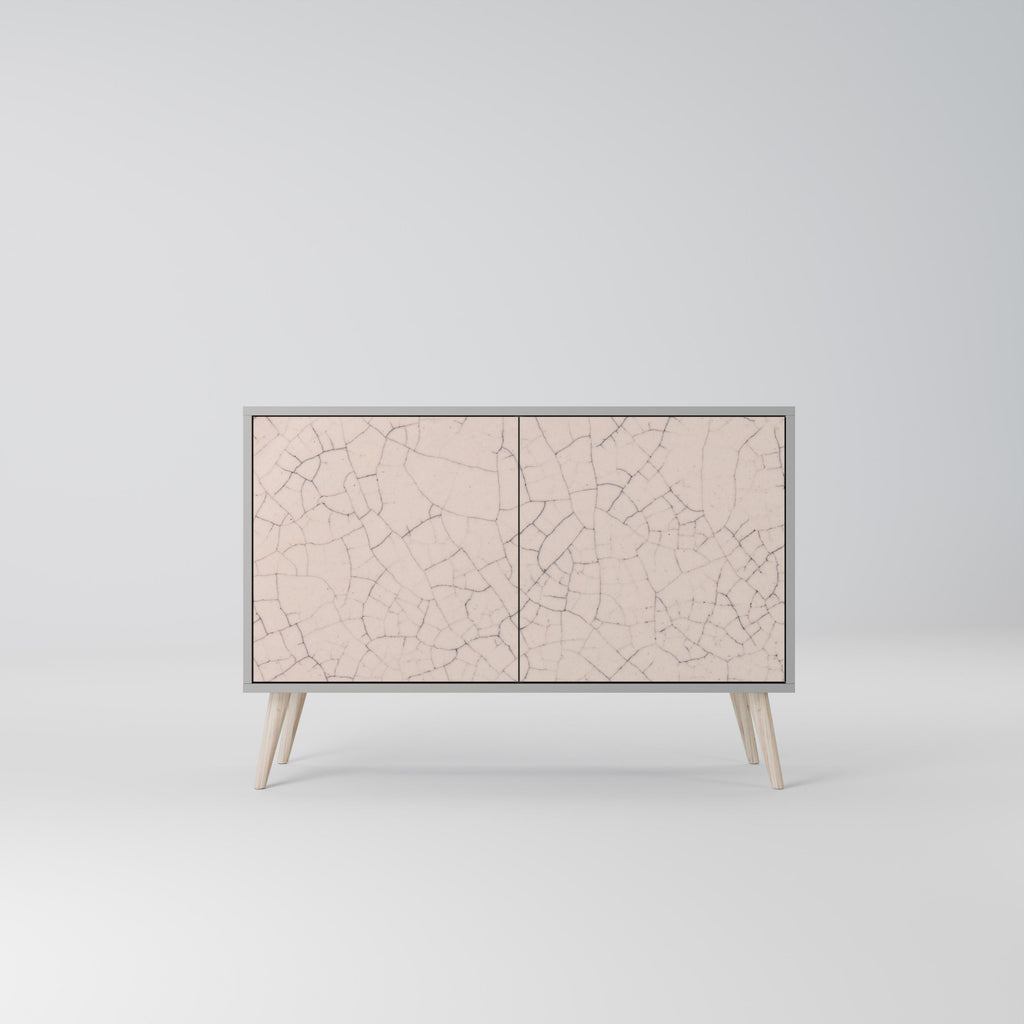 CERAMIC TEXTURE Sideboard mit 2 Türen in Grau