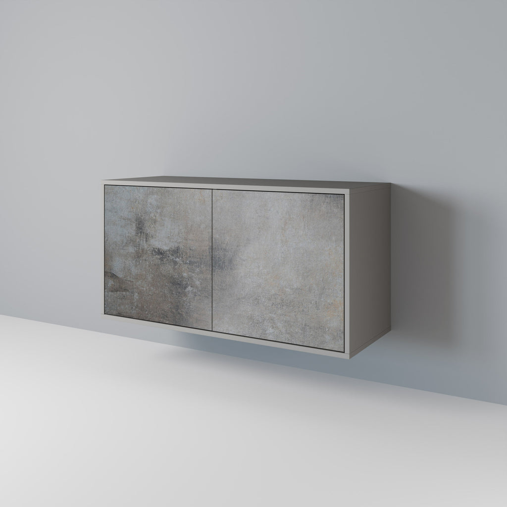 CONCRETE WALL Sideboard mit 2 Türen in Grau