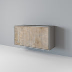 SCREEN ERROR Sideboard mit 2 Türen in Grau