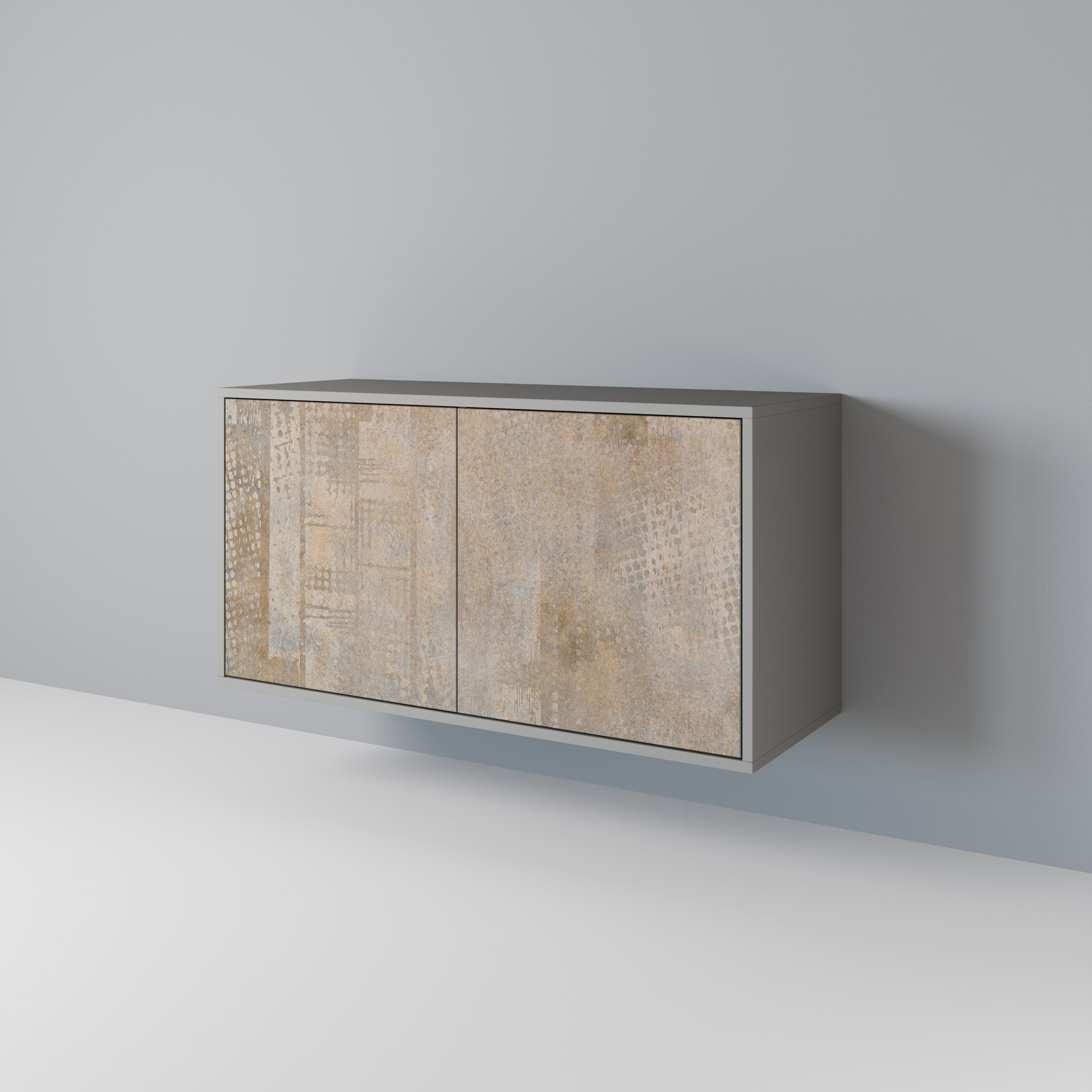 SCREEN ERROR Sideboard mit 2 Türen in Grau