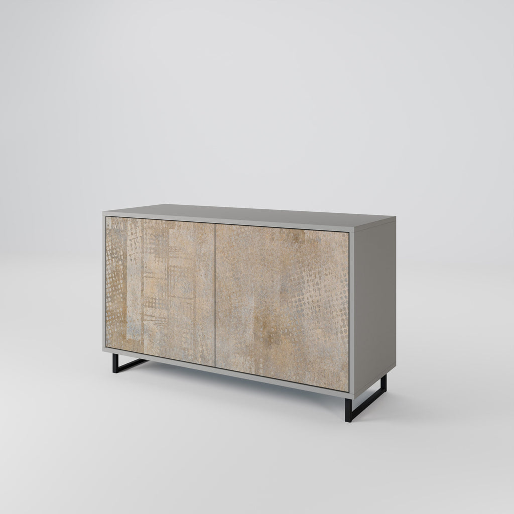 SCREEN ERROR Sideboard mit 2 Türen in Grau