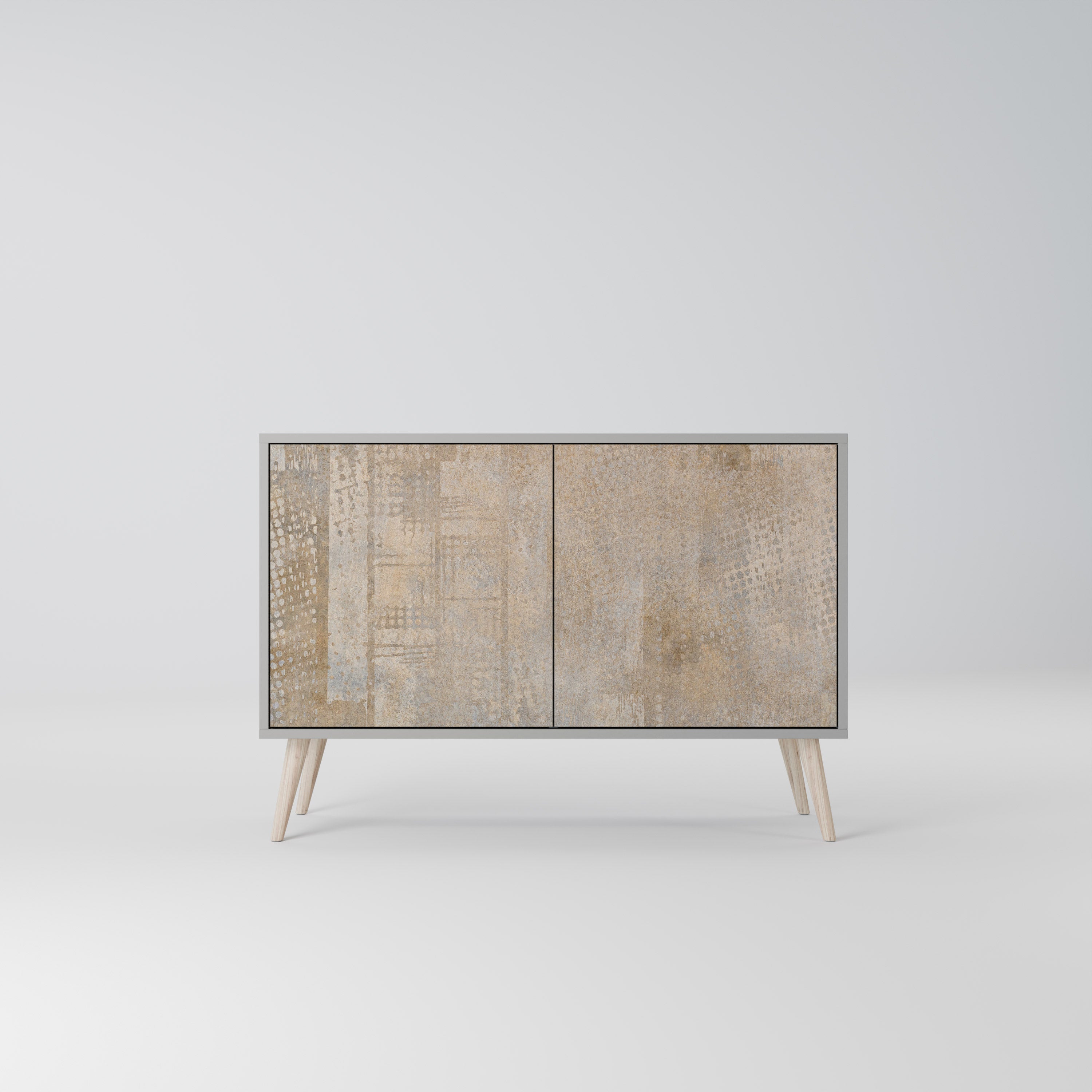 SCREEN ERROR Sideboard mit 2 Türen in Grau