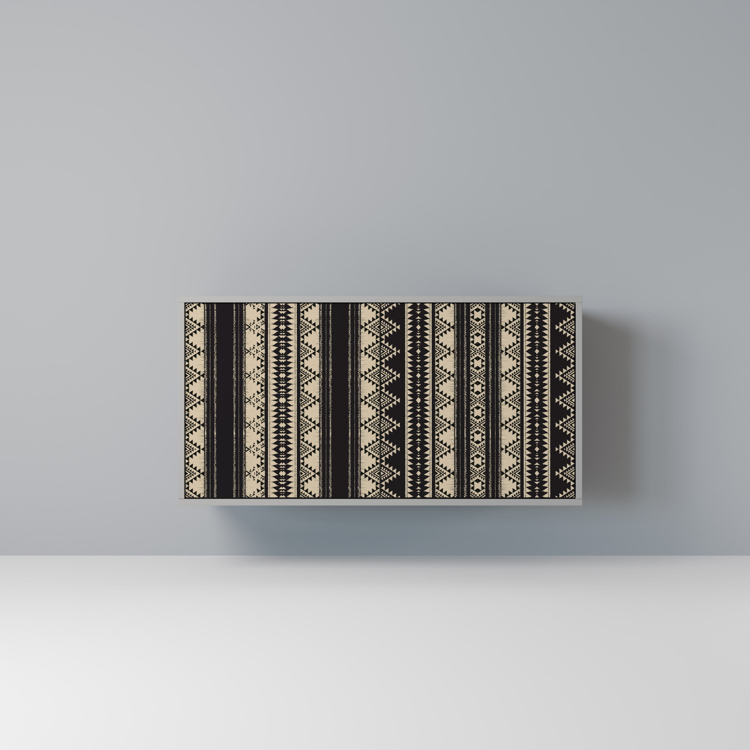 AZTEC Sideboard mit 2 Türen in Grau