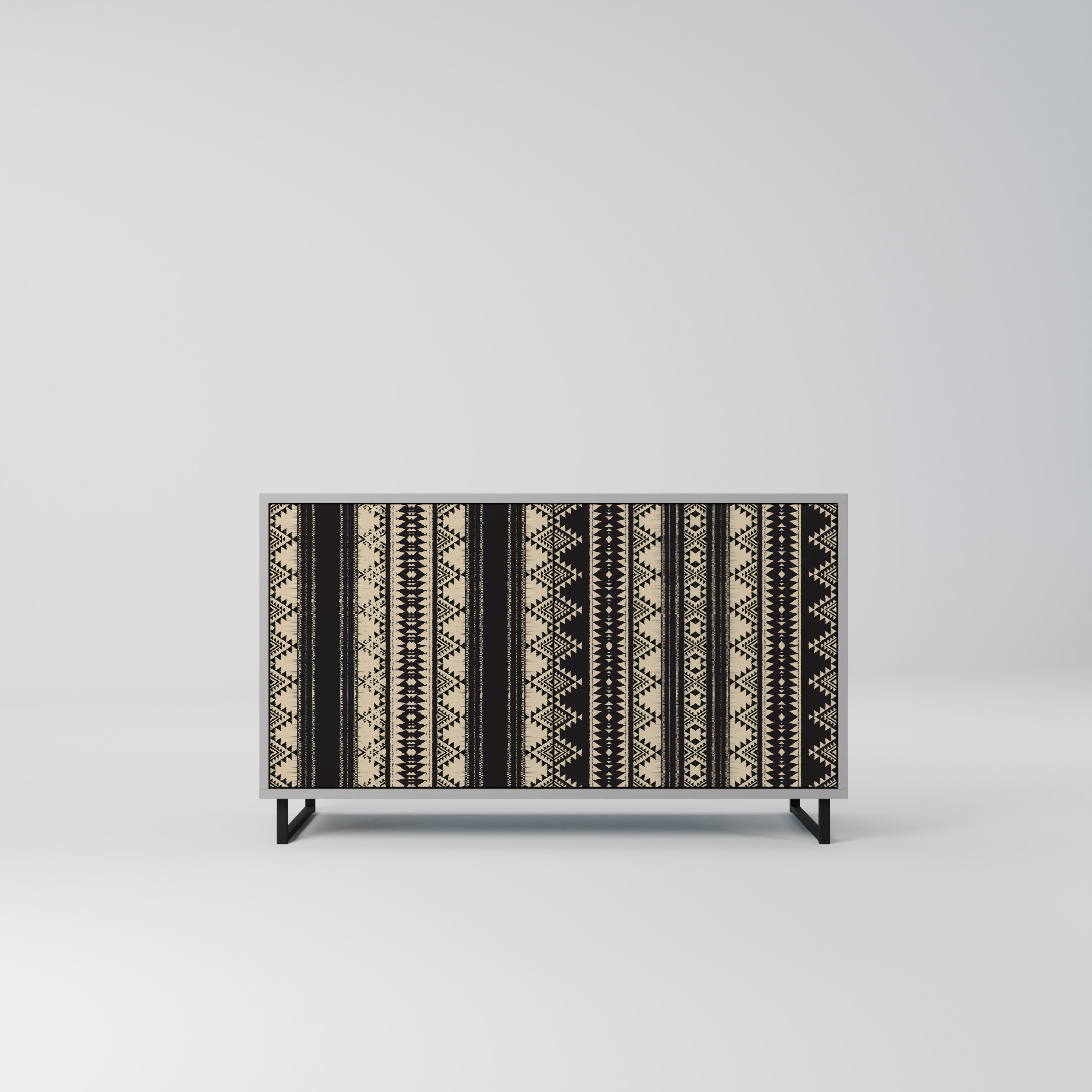 AZTEC Sideboard mit 2 Türen in Grau