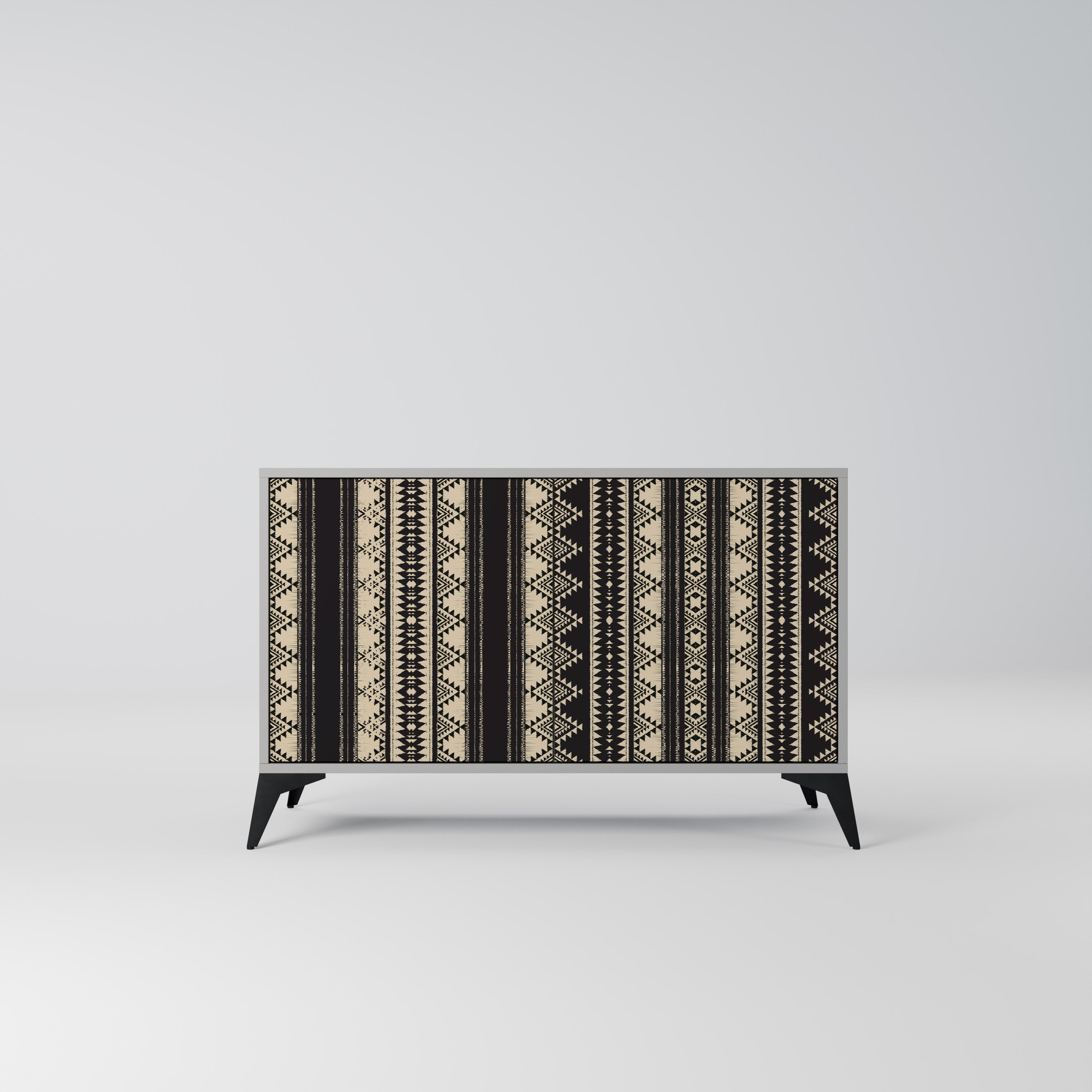 AZTEC Sideboard mit 2 Türen in Grau