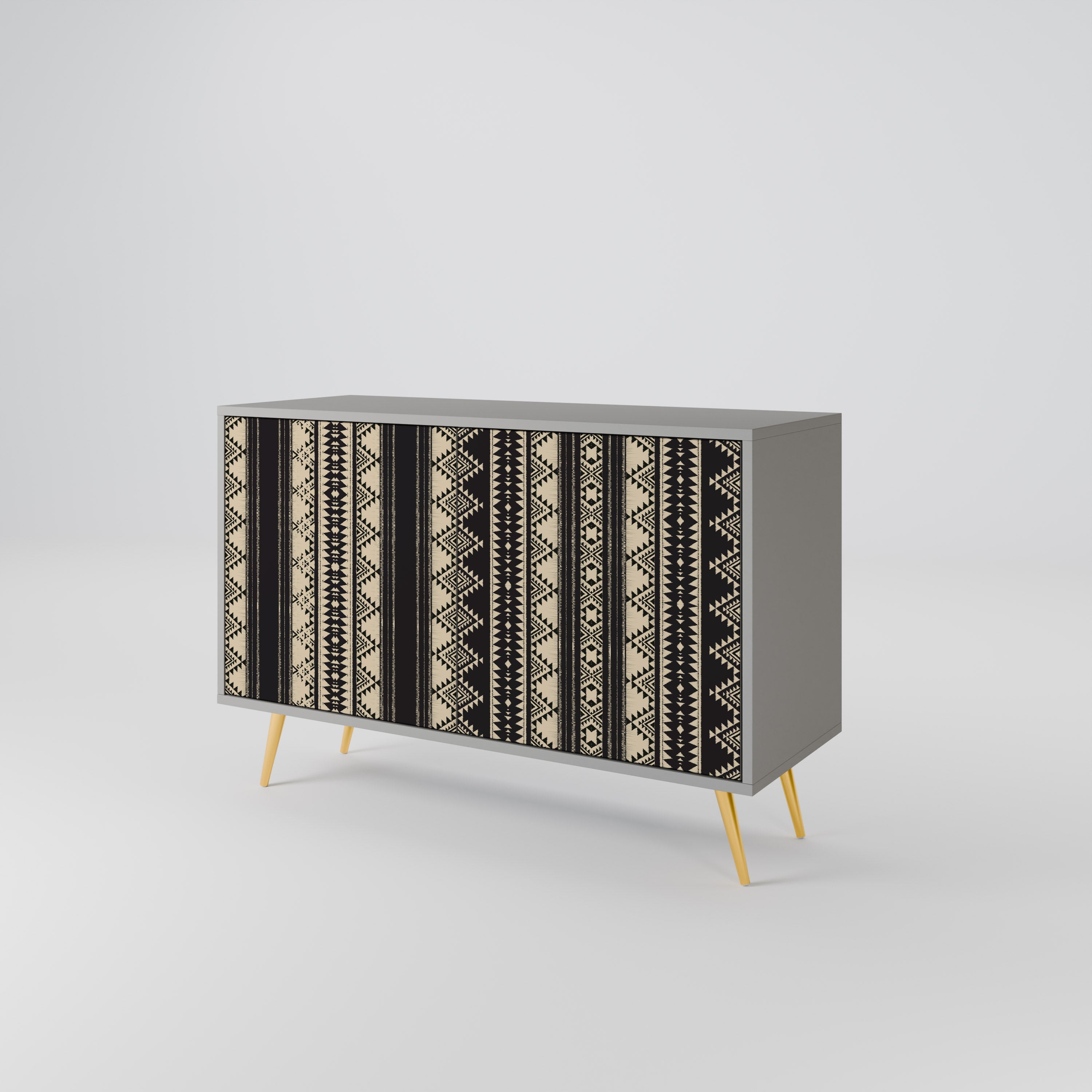 AZTEC Sideboard mit 2 Türen in Grau