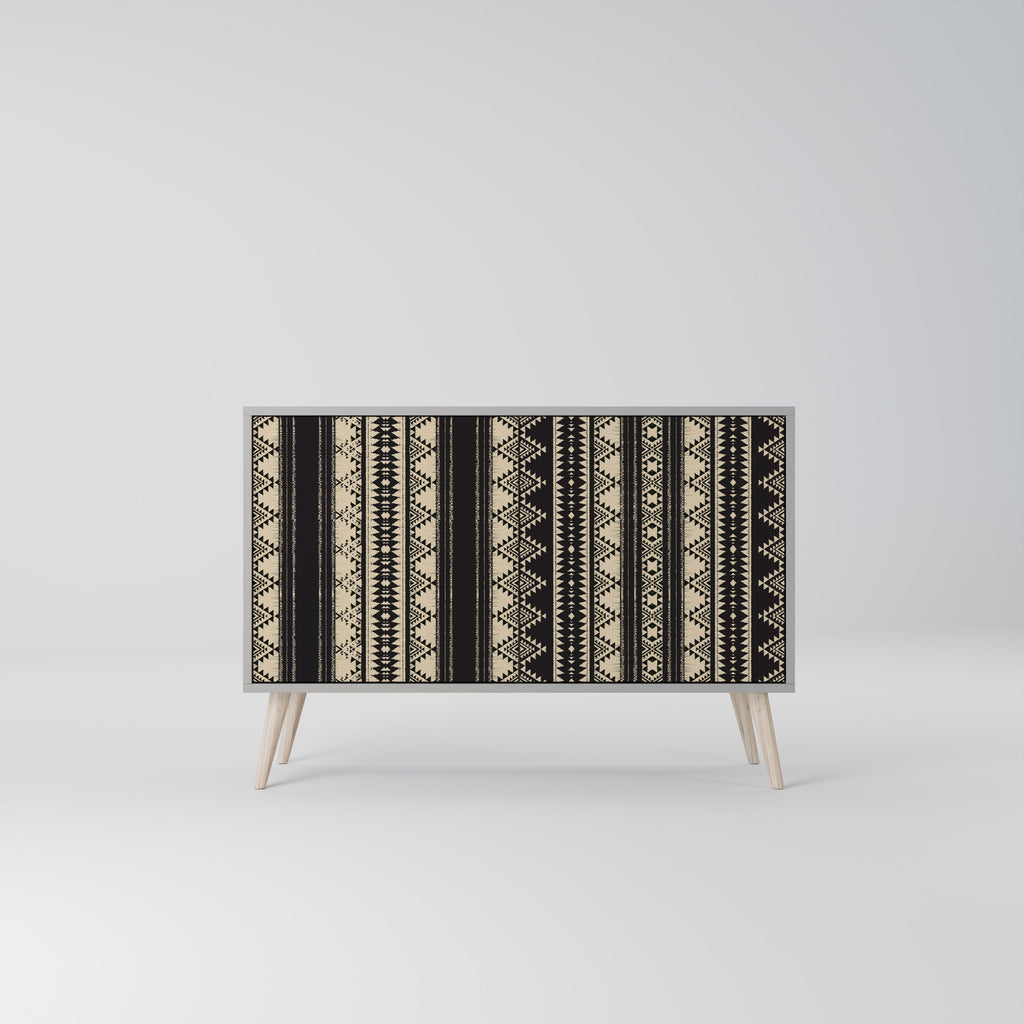 AZTEC Sideboard mit 2 Türen in Grau