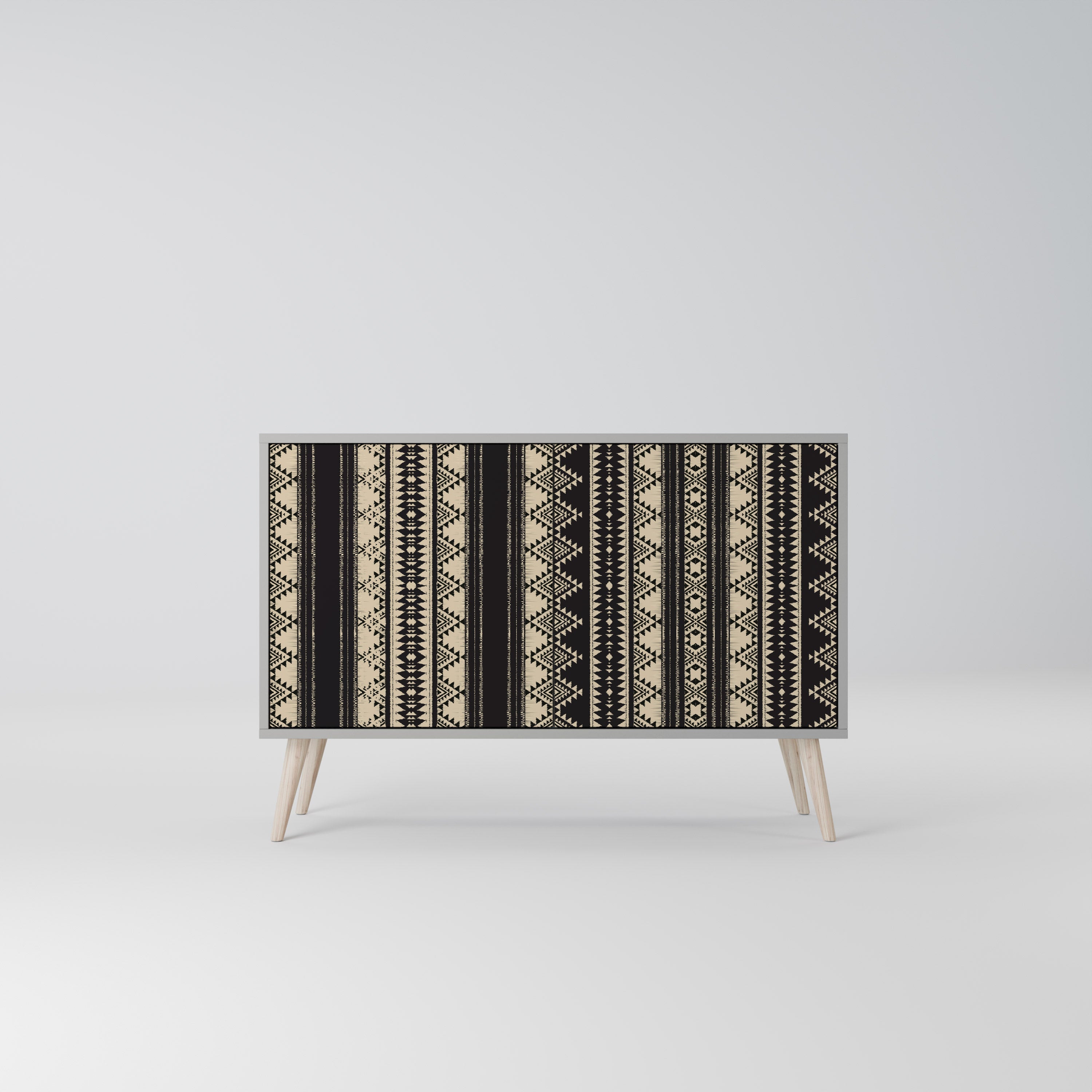 AZTEC Sideboard mit 2 Türen in Grau