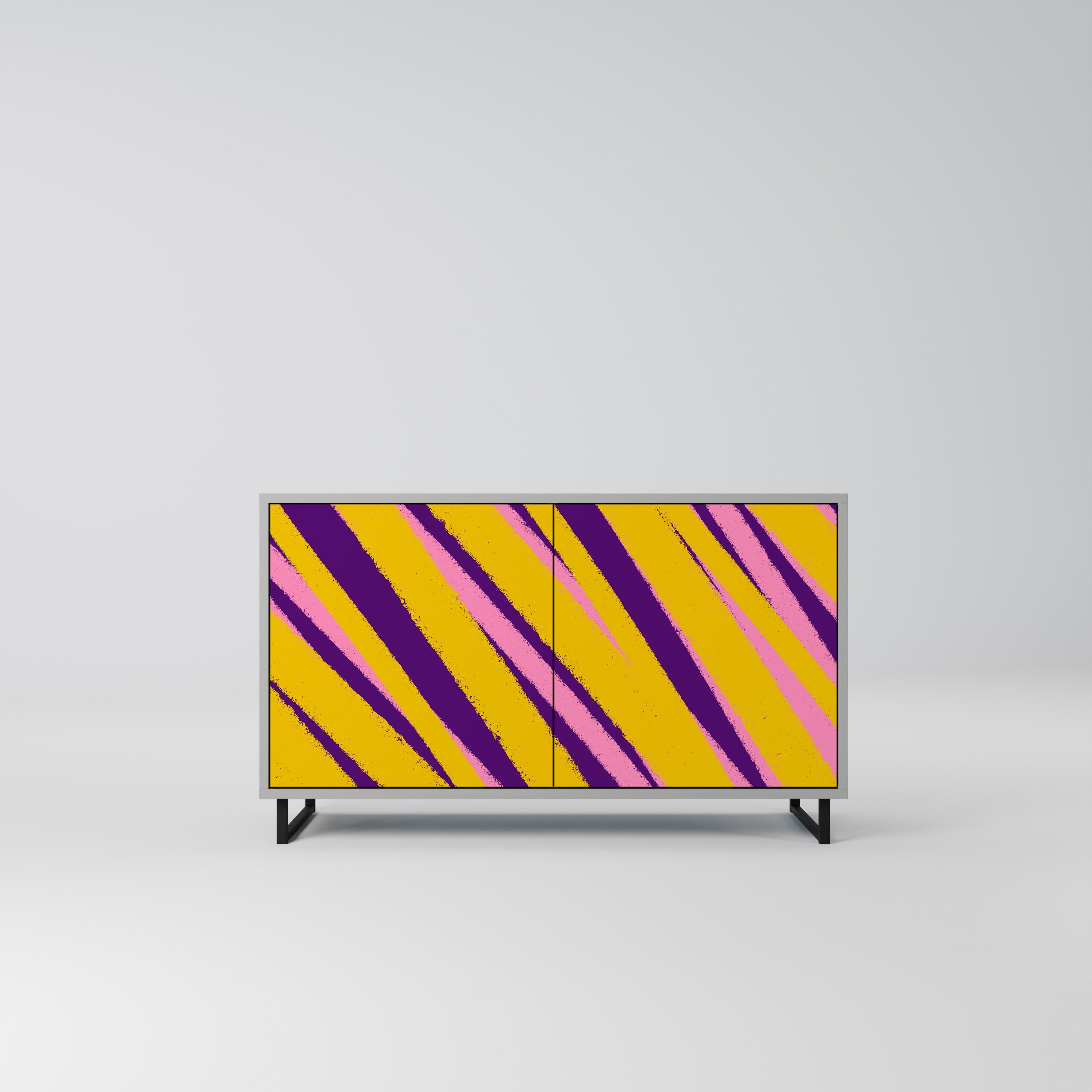 DREAMS COME TRUE Sideboard mit 2 Türen in Grau