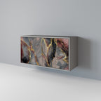 GOLDEN TIDES Sideboard mit 2 Türen in Grau