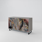GOLDEN TIDES Sideboard mit 2 Türen in Grau