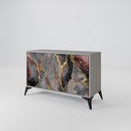 GOLDEN TIDES Sideboard mit 2 Türen in Grau