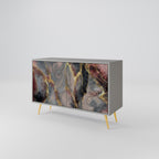 GOLDEN TIDES Sideboard mit 2 Türen in Grau