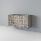 SLIGHTLY BLURRED Sideboard mit 2 Türen in Grau
