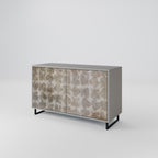 SLIGHTLY BLURRED Sideboard mit 2 Türen in Grau