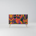 ELECTRIC PATTERNS Sideboard mit 2 Türen in Grau