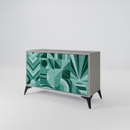 HARMONIC GRID Sideboard mit 2 Türen in Grau