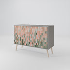 BUILDING THE FUTURE Sideboard mit 2 Türen in Grau