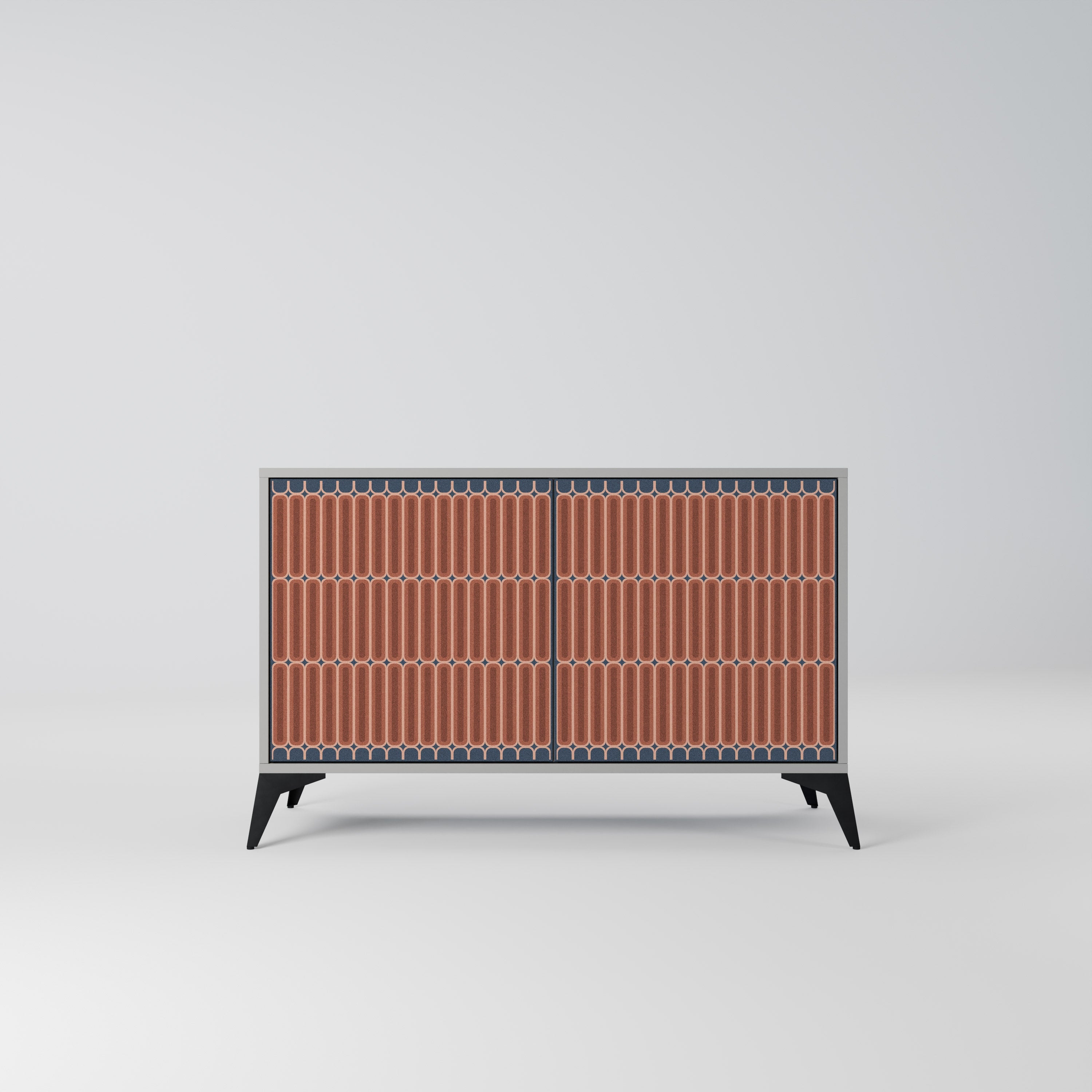 HYPNOTIC GATE Sideboard mit 2 Türen in Grau