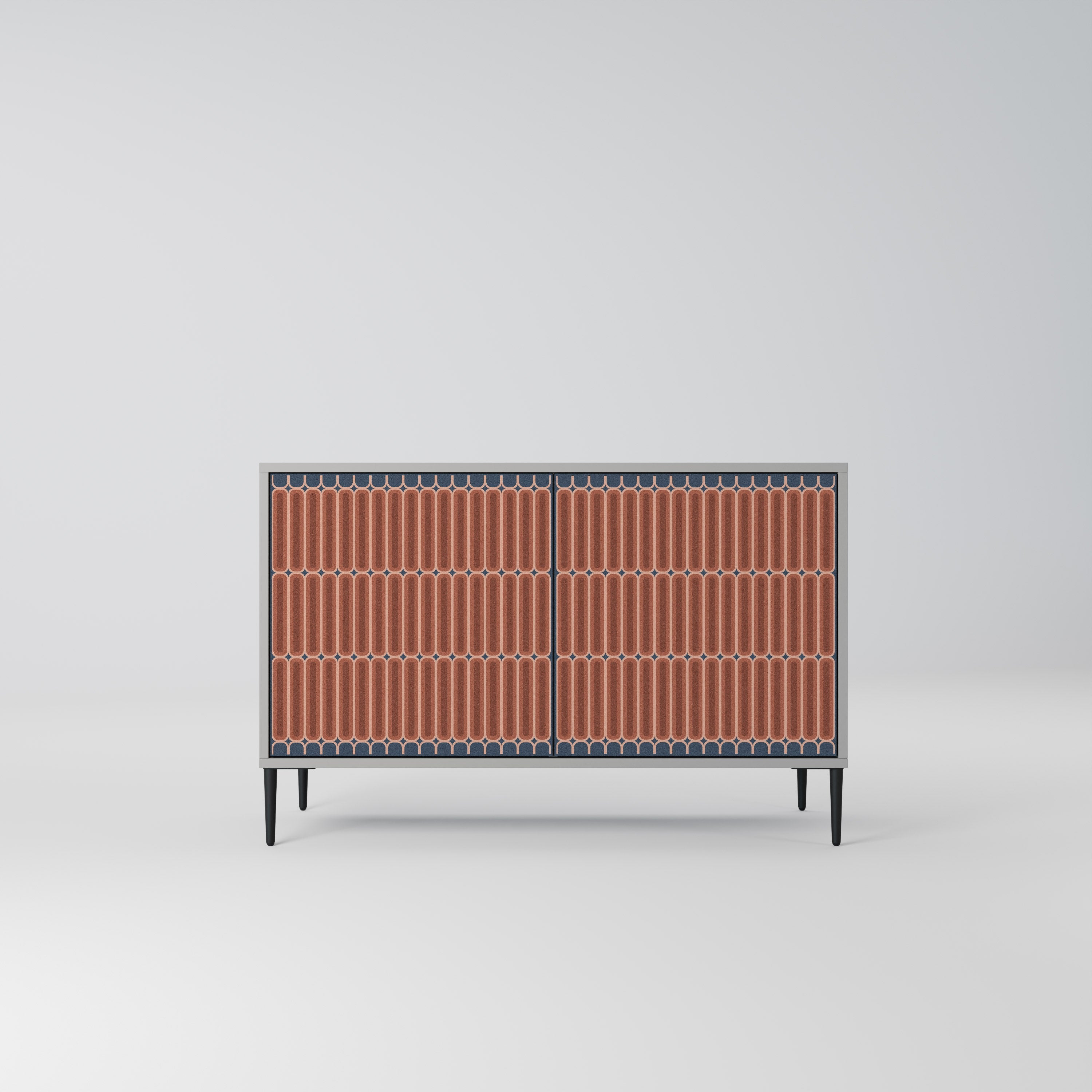 HYPNOTIC GATE Sideboard mit 2 Türen in Grau