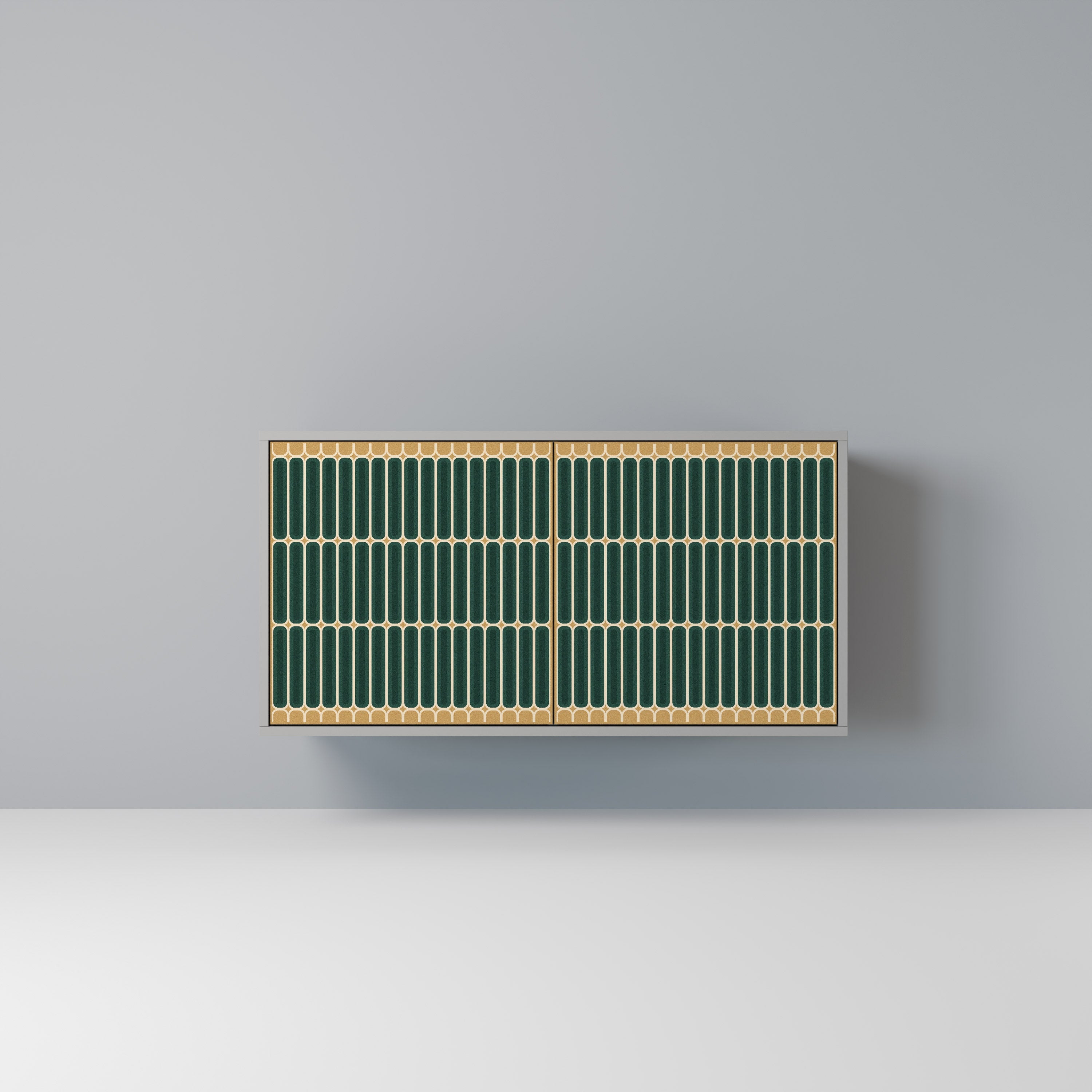 ILUSION GATE Sideboard mit 2 Türen in Grau