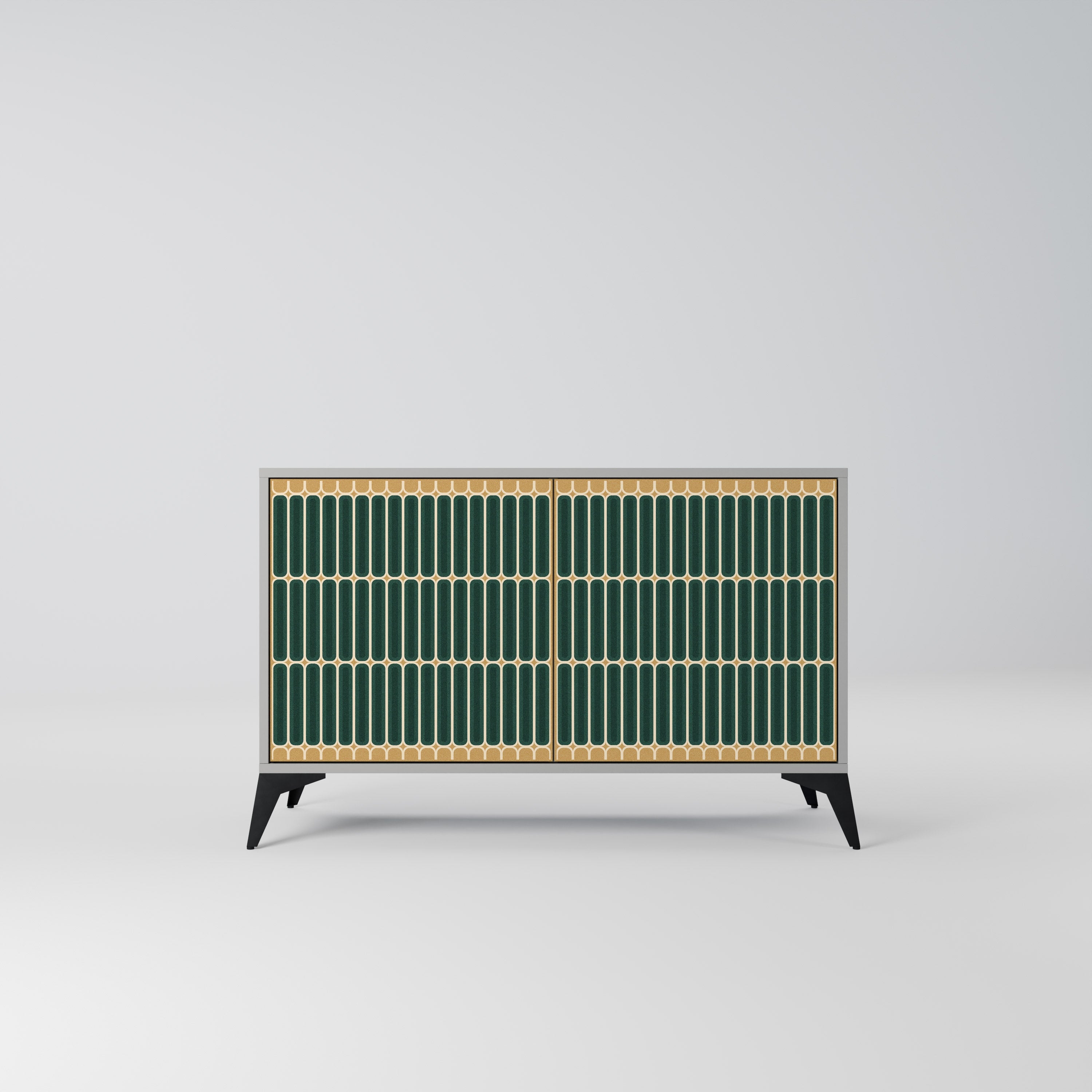 ILUSION GATE Sideboard mit 2 Türen in Grau