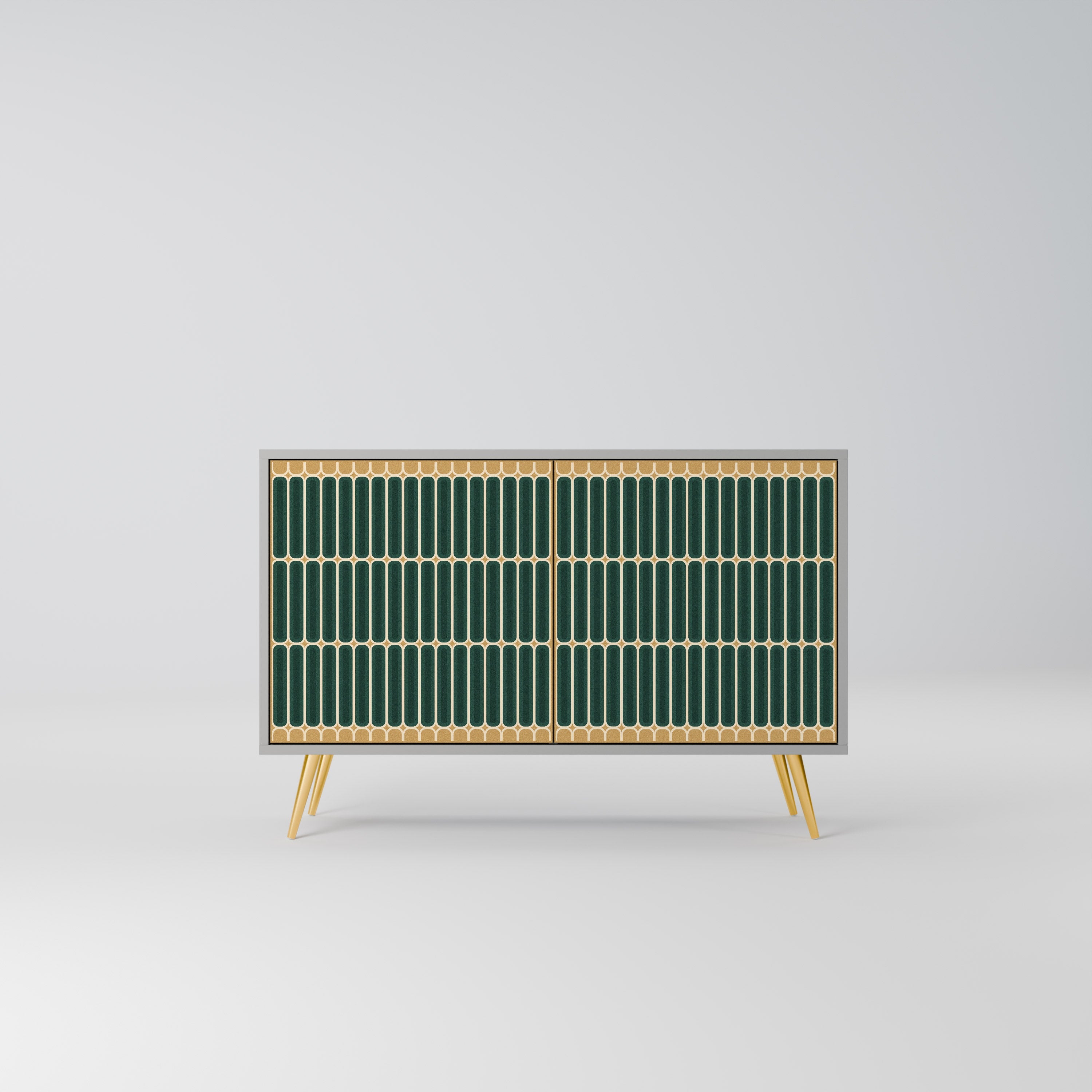 ILUSION GATE Sideboard mit 2 Türen in Grau