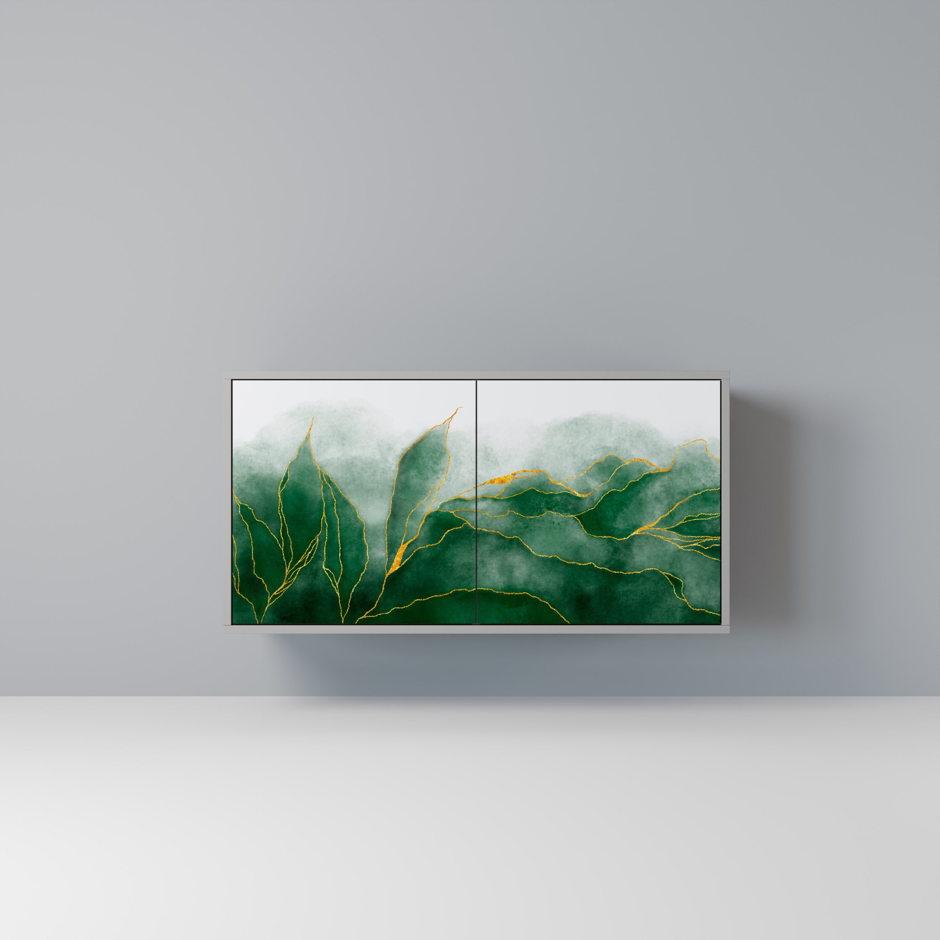 EXPENSIVE NATURE Sideboard mit 2 Türen in Grau