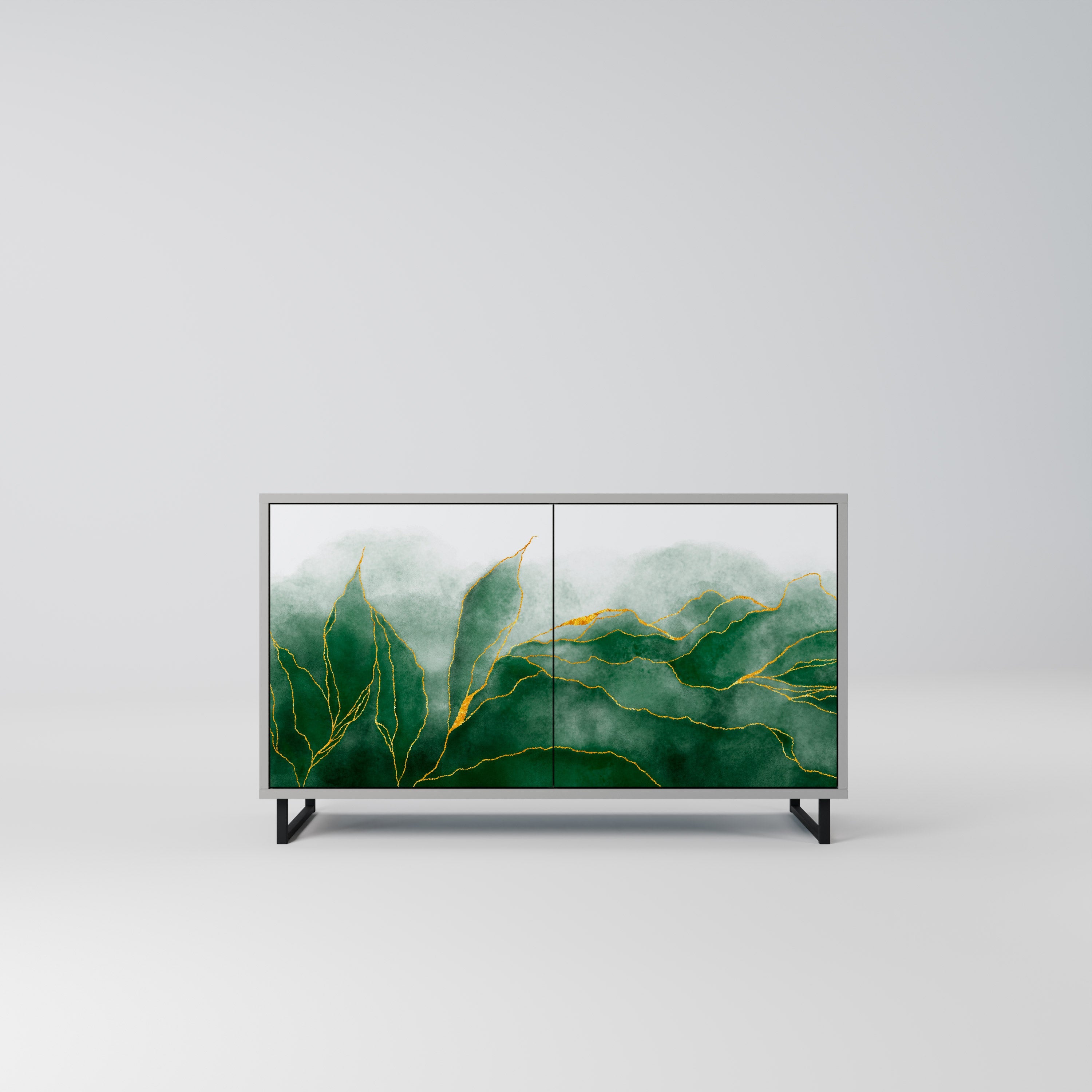 EXPENSIVE NATURE Sideboard mit 2 Türen in Grau