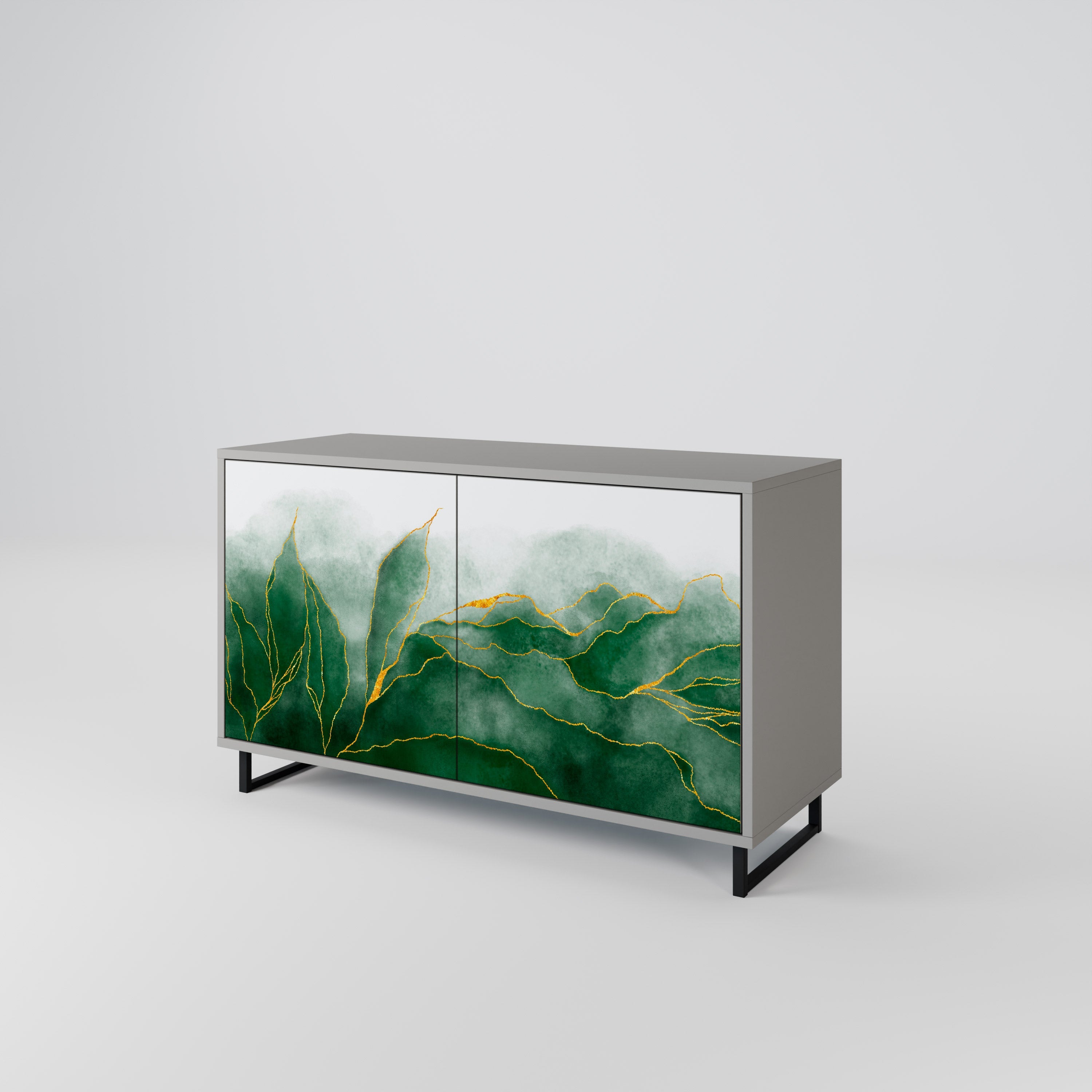 EXPENSIVE NATURE Sideboard mit 2 Türen in Grau