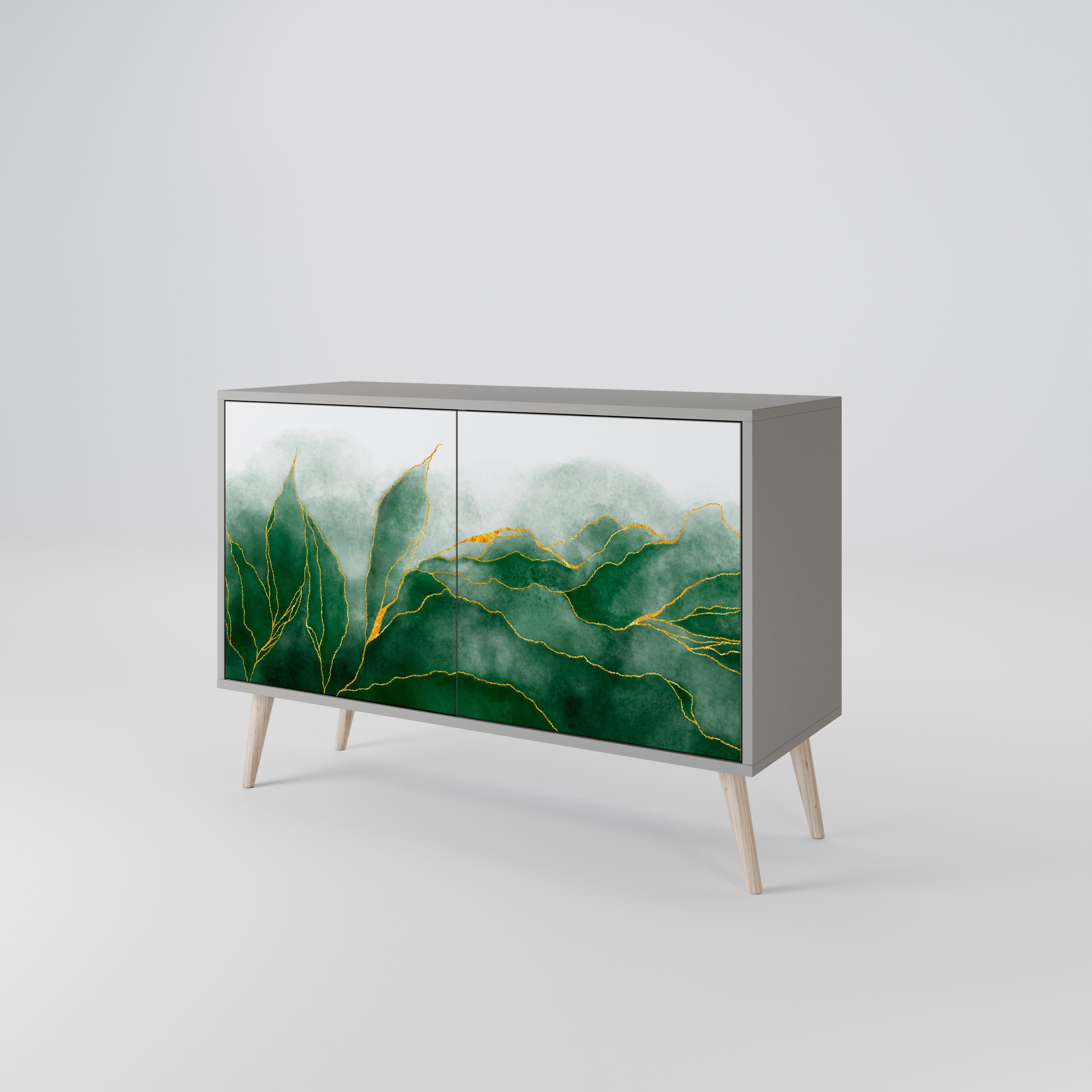 EXPENSIVE NATURE Sideboard mit 2 Türen in Grau