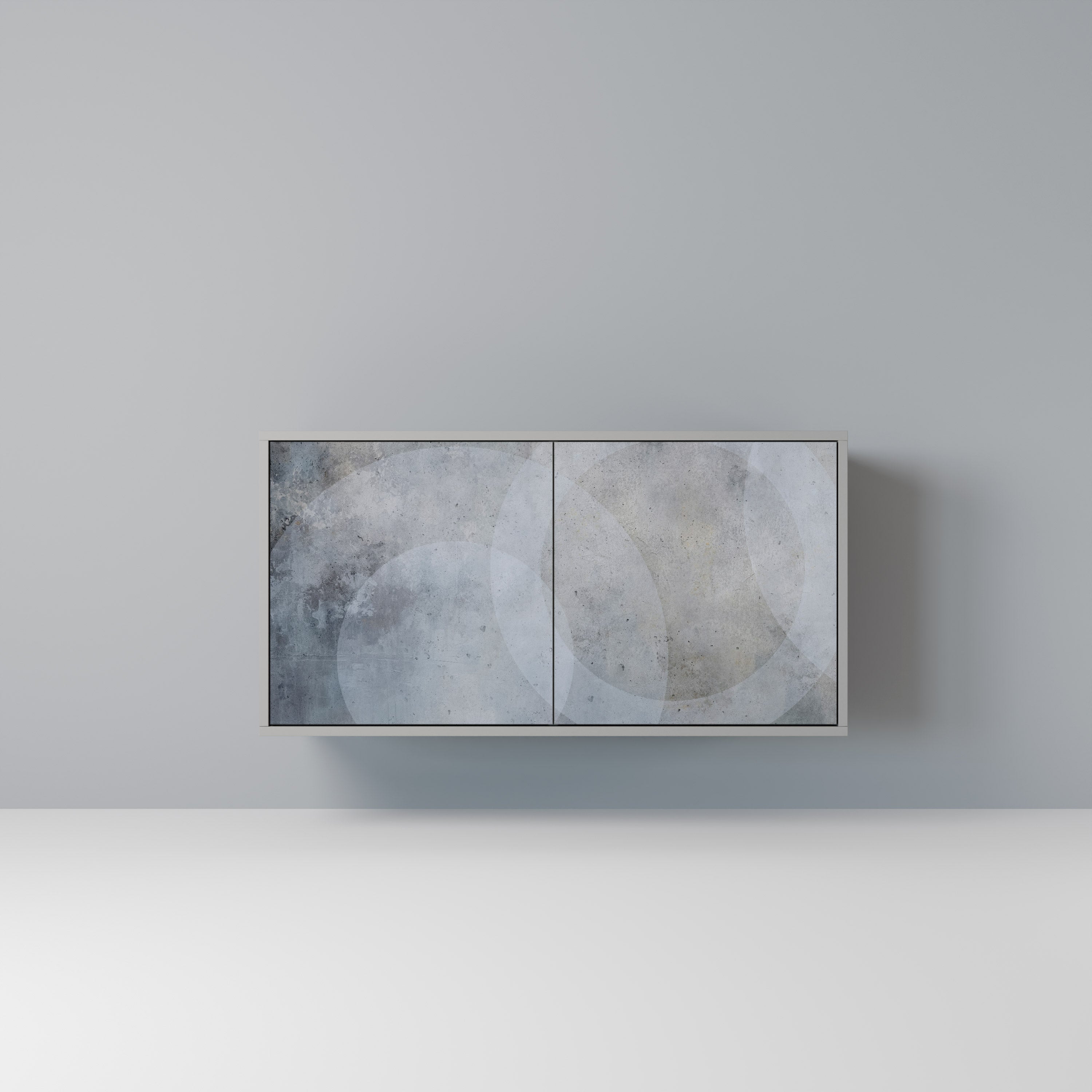 MUTED ARC Sideboard mit 2 Türen in Grau