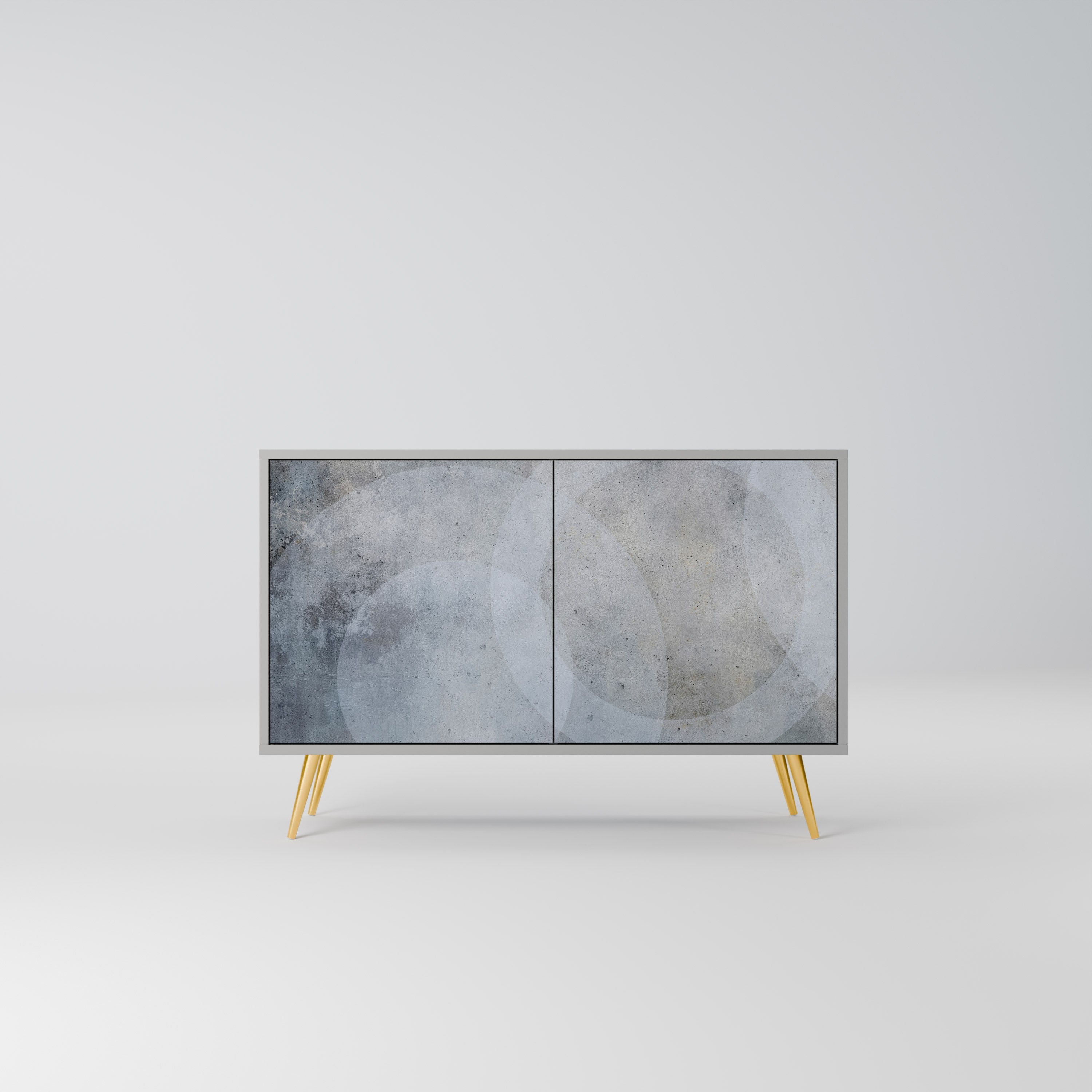 MUTED ARC Sideboard mit 2 Türen in Grau
