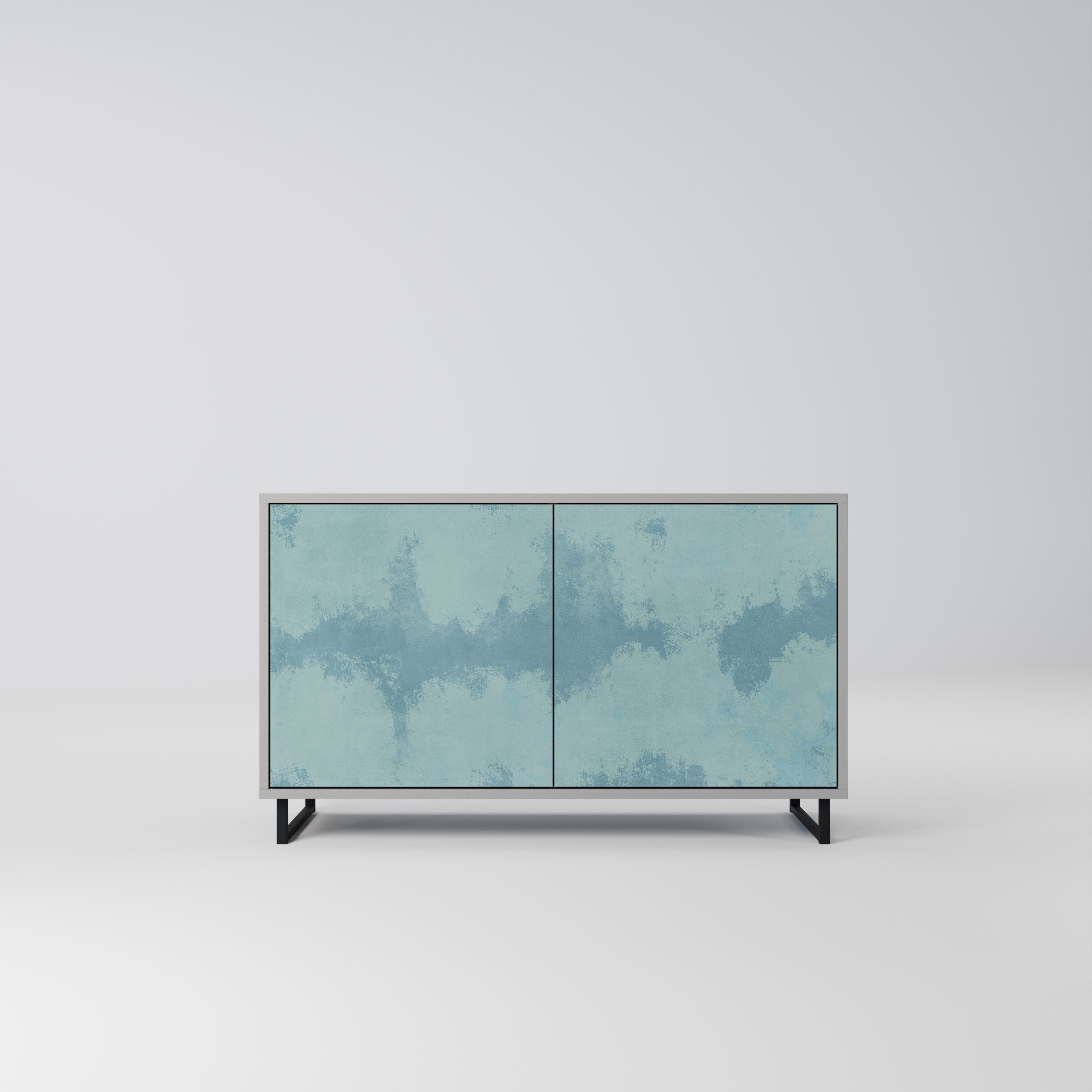 SKY WASH Sideboard mit 2 Türen in Grau