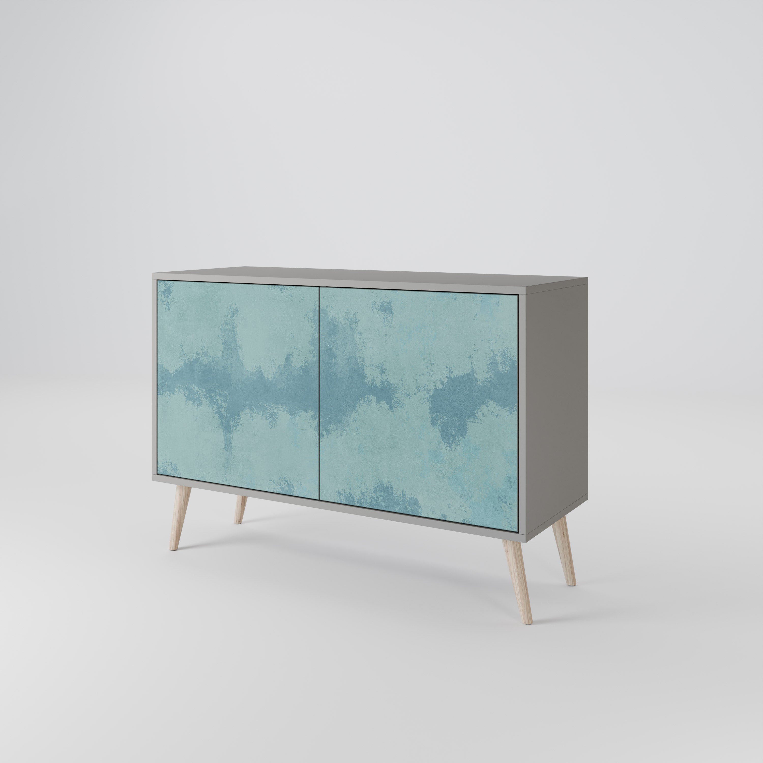 SKY WASH Sideboard mit 2 Türen in Grau