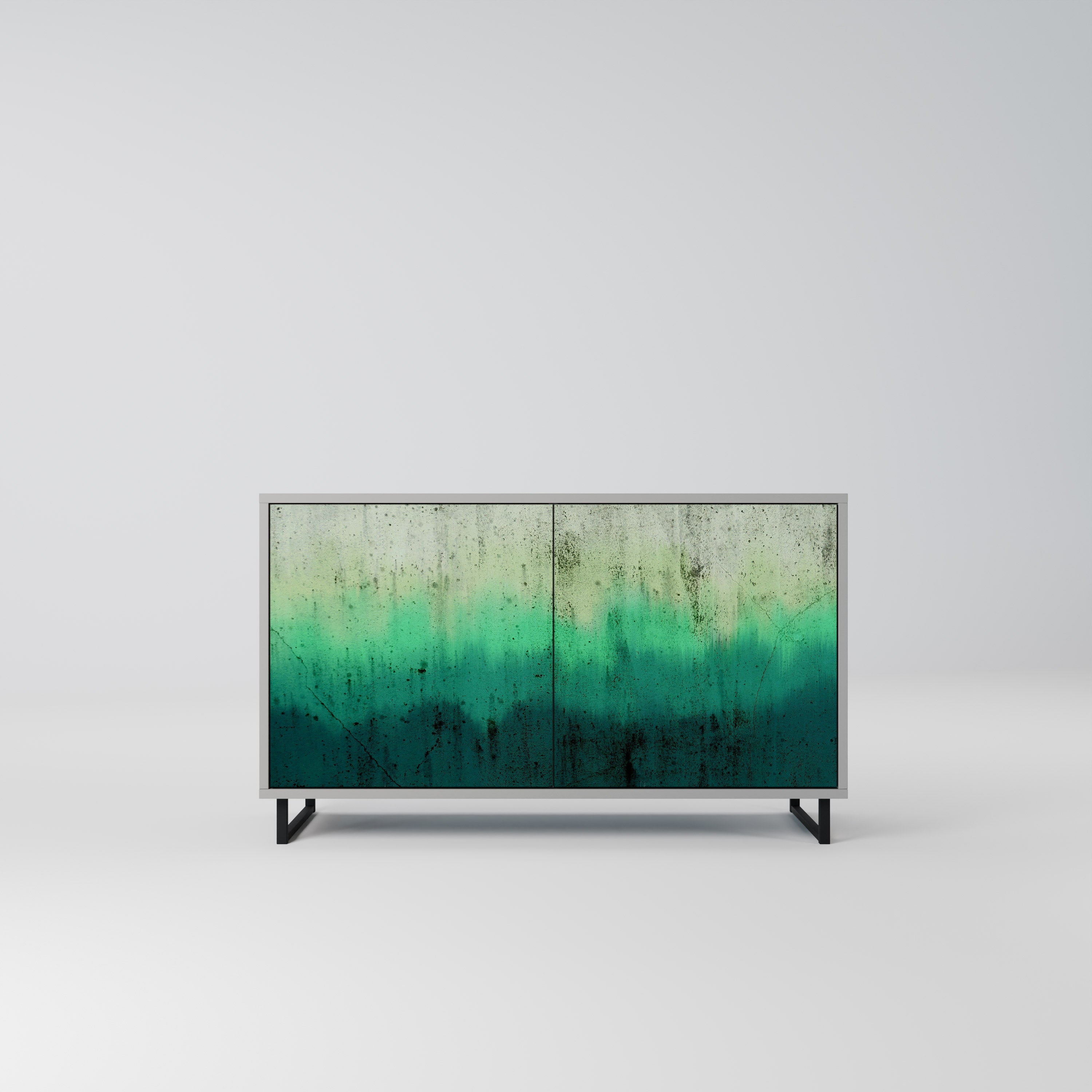 NORTHERN LIGHTS Sideboard mit 2 Türen in Grau