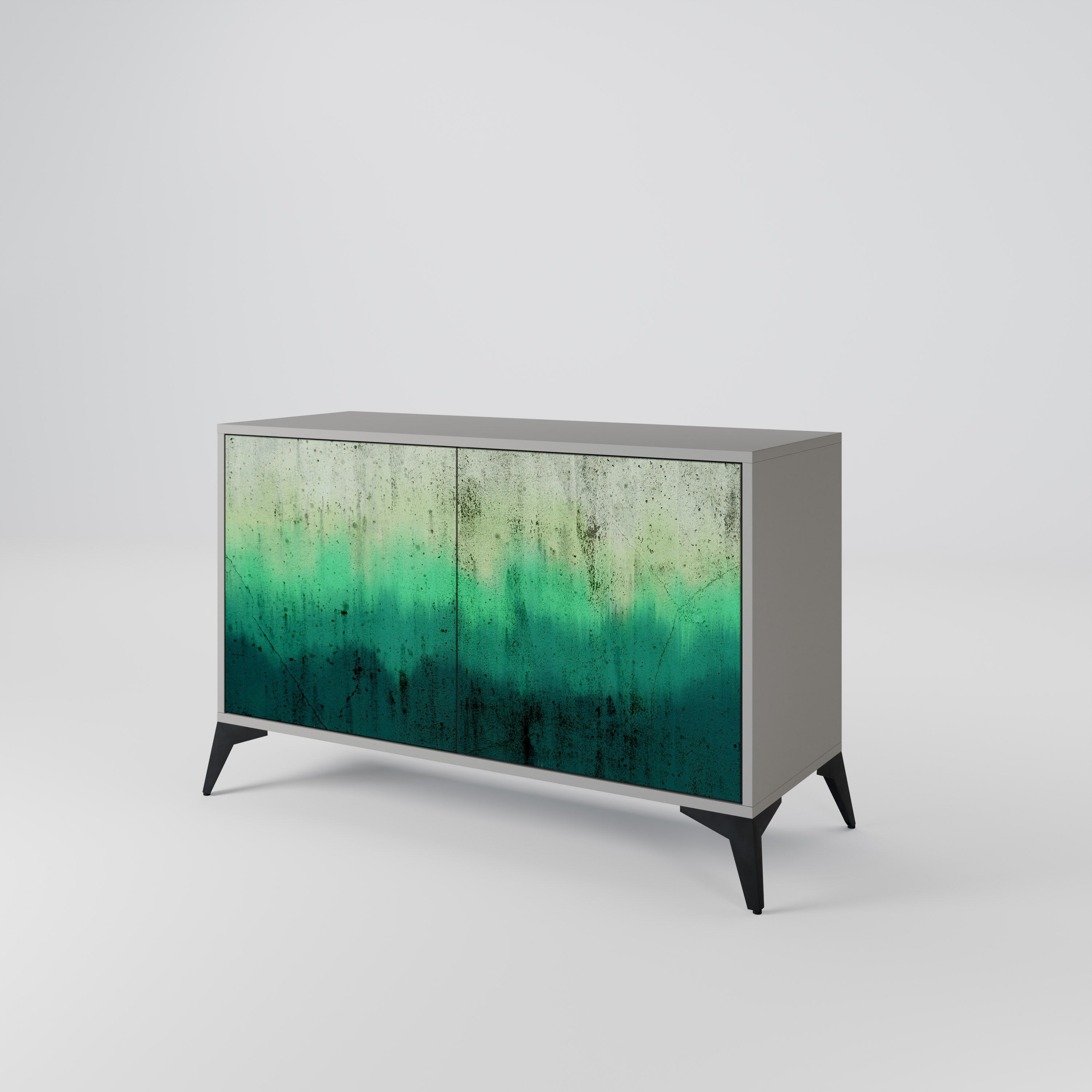 NORTHERN LIGHTS Sideboard mit 2 Türen in Grau