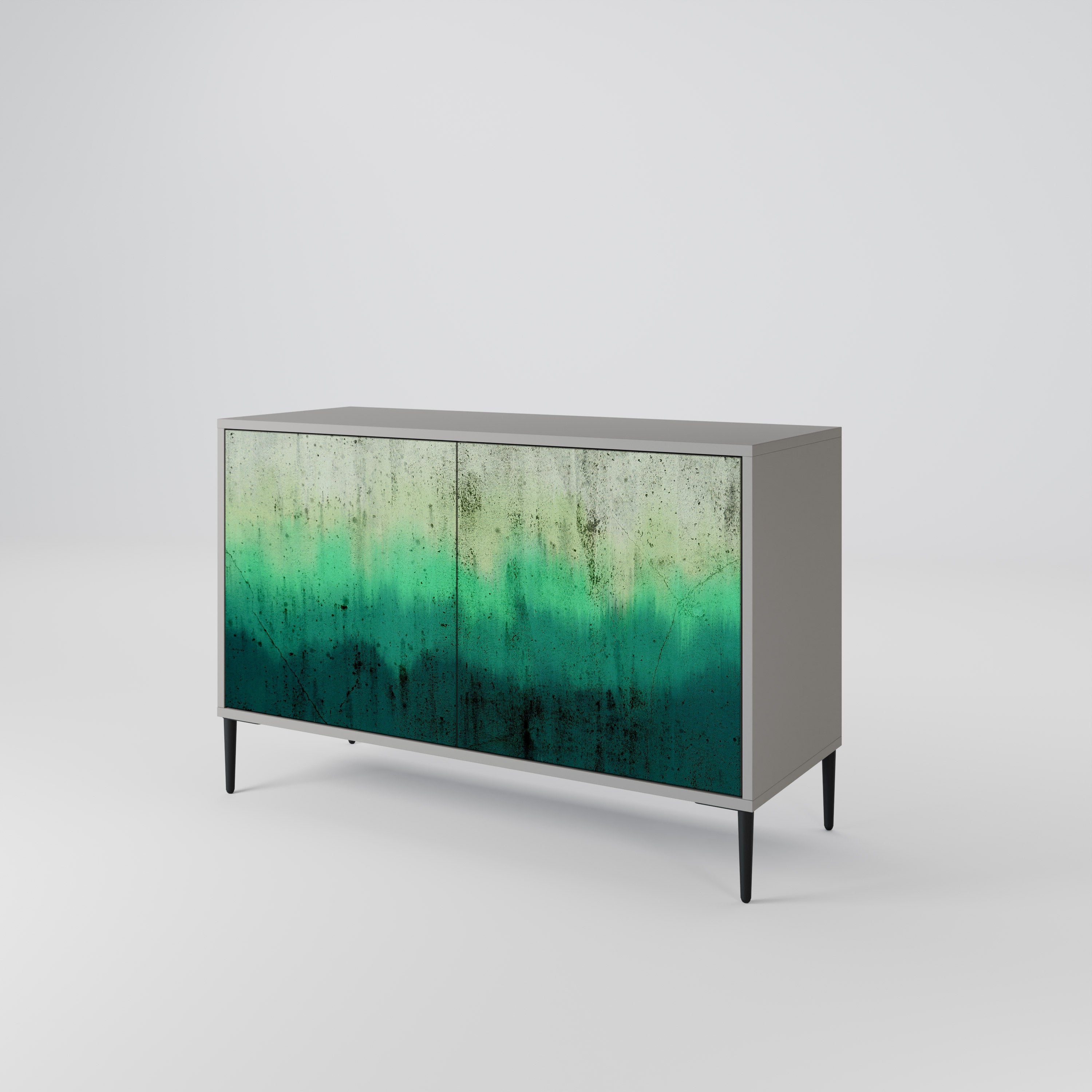 NORTHERN LIGHTS Sideboard mit 2 Türen in Grau